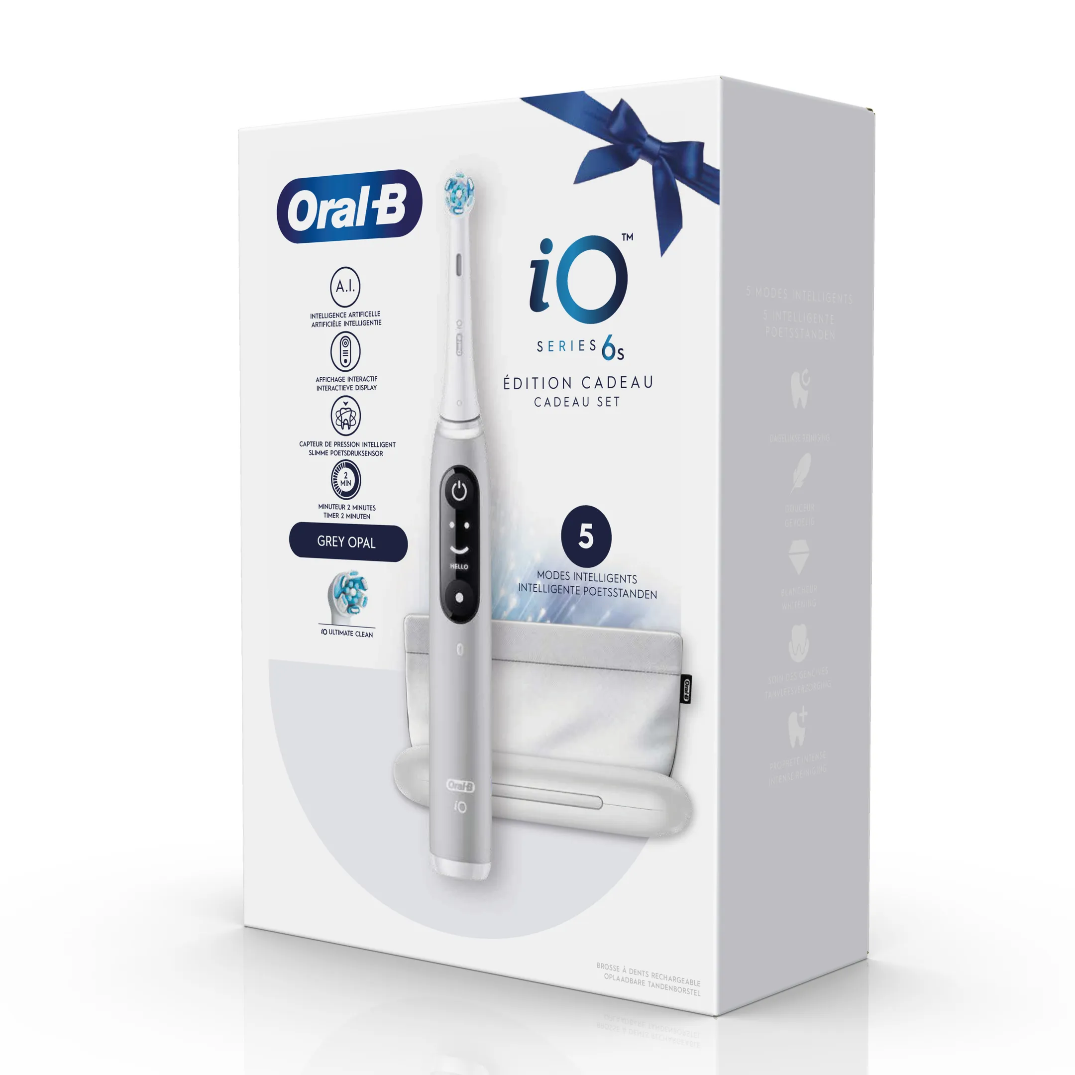 Oral-B Brosse à dents électrique iO6 gris + étui image