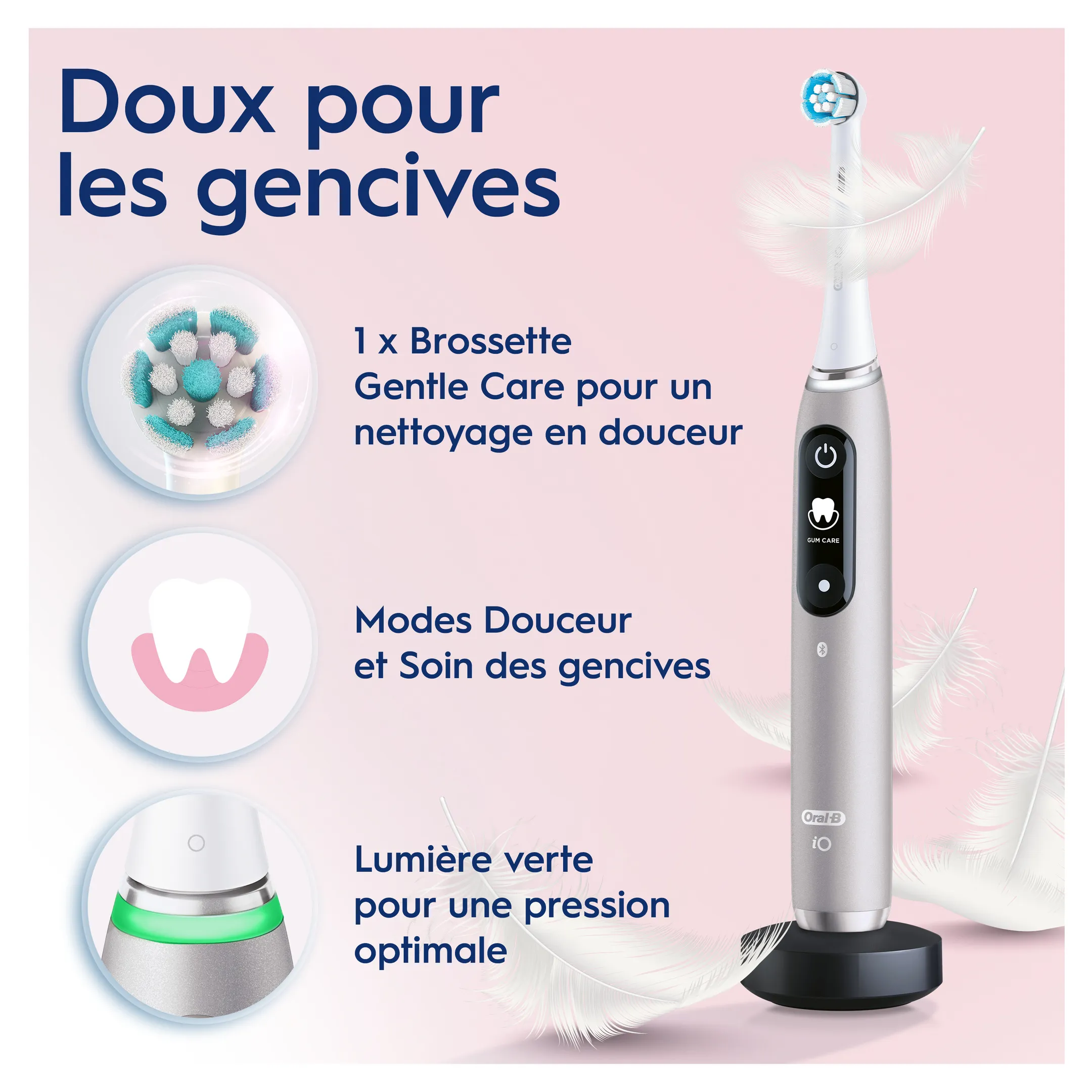Oral-B Brosse à dents électrique iO6 gris + étui image