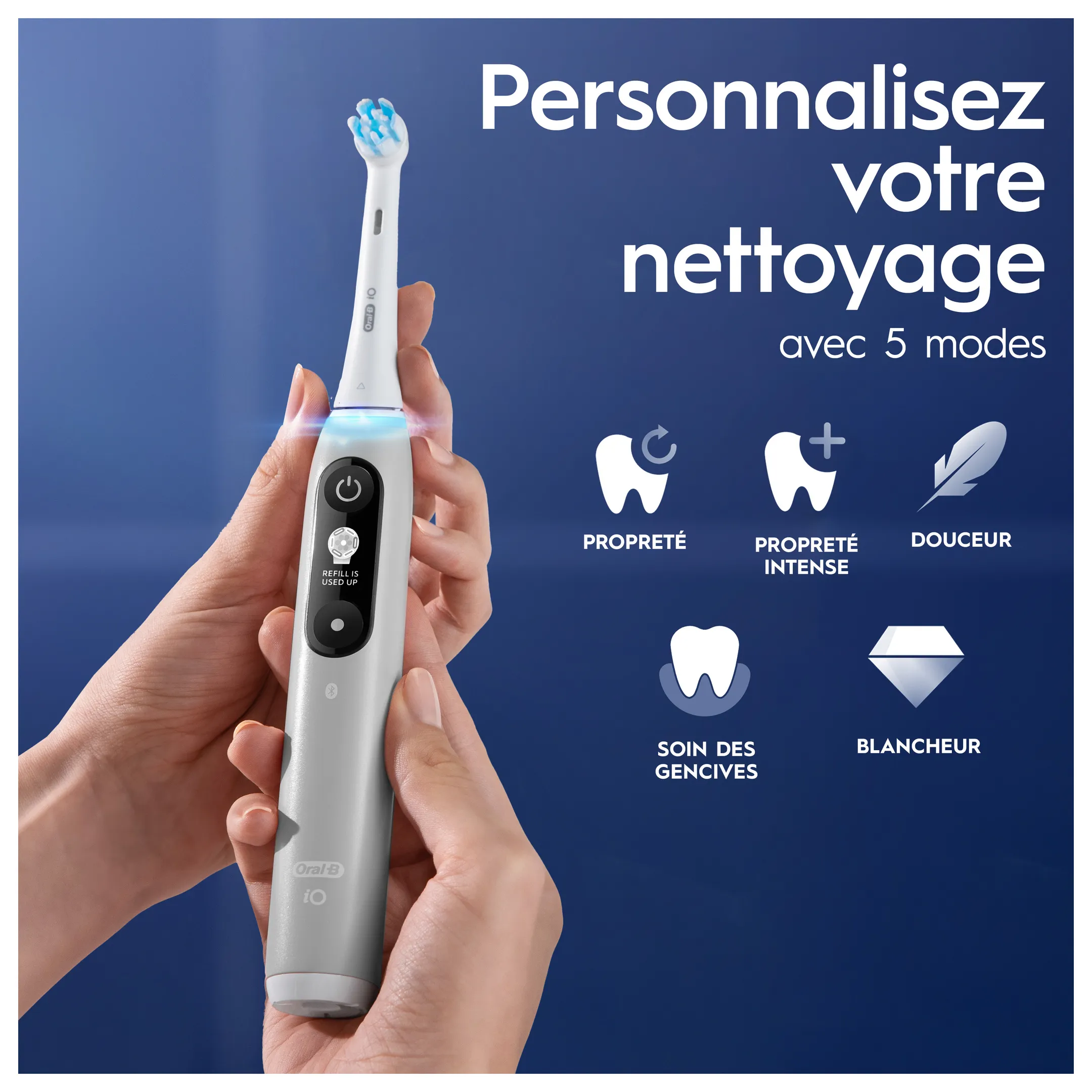 Oral-B Brosse à dents électrique iO6 gris + étui image