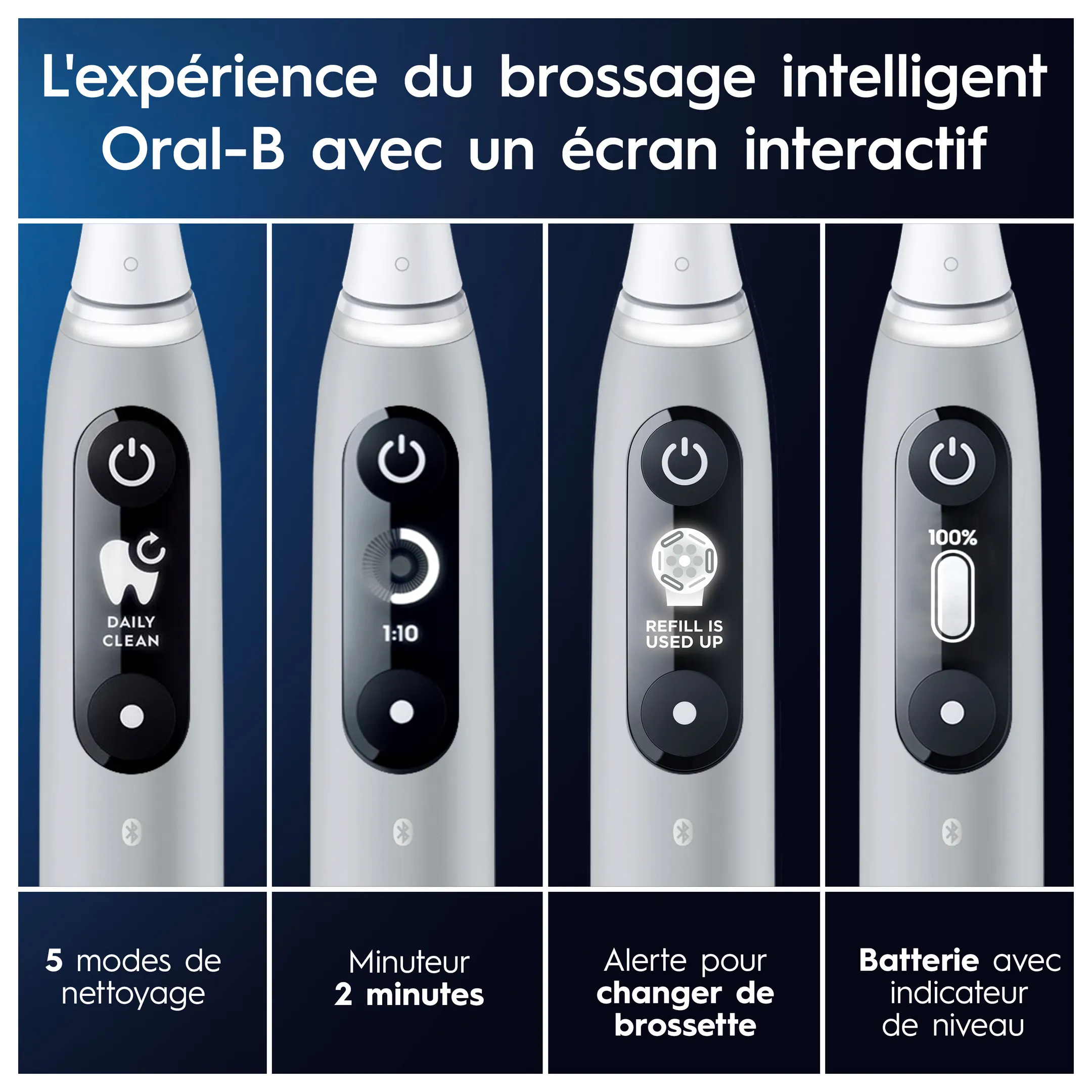 Oral-B Brosse à dents électrique iO6 gris + étui image
