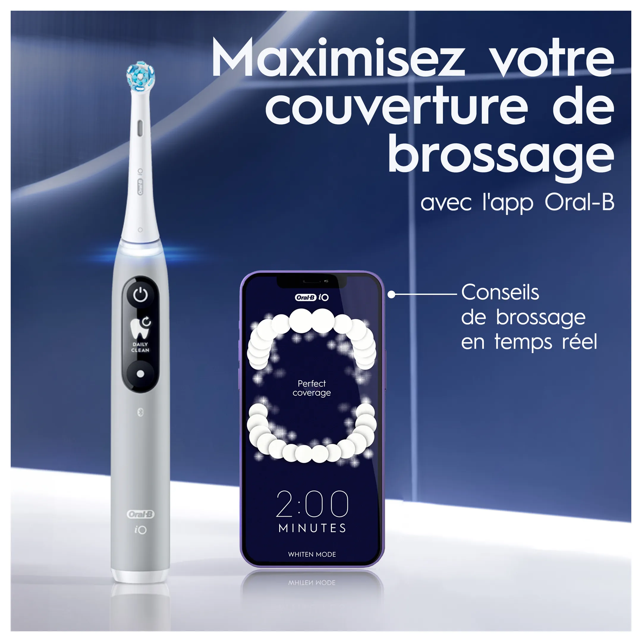 Oral-B Brosse à dents électrique iO6 gris + étui image