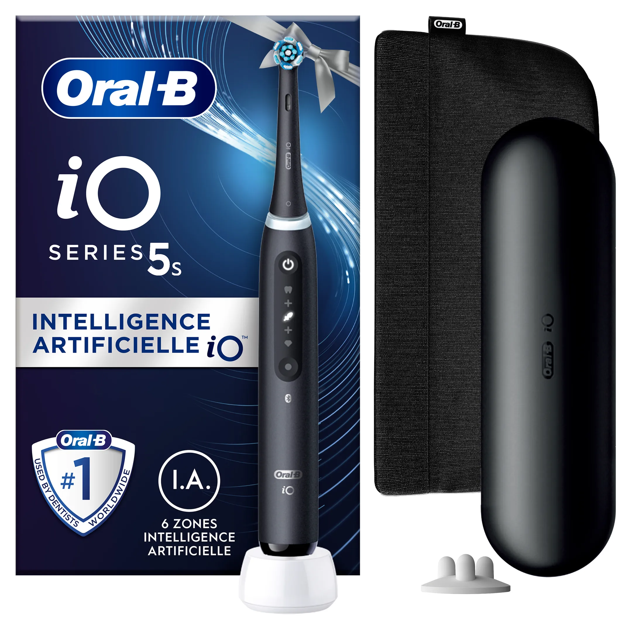 Oral-B Brosse à dents électrique  iO5 noir + etui + pouch image