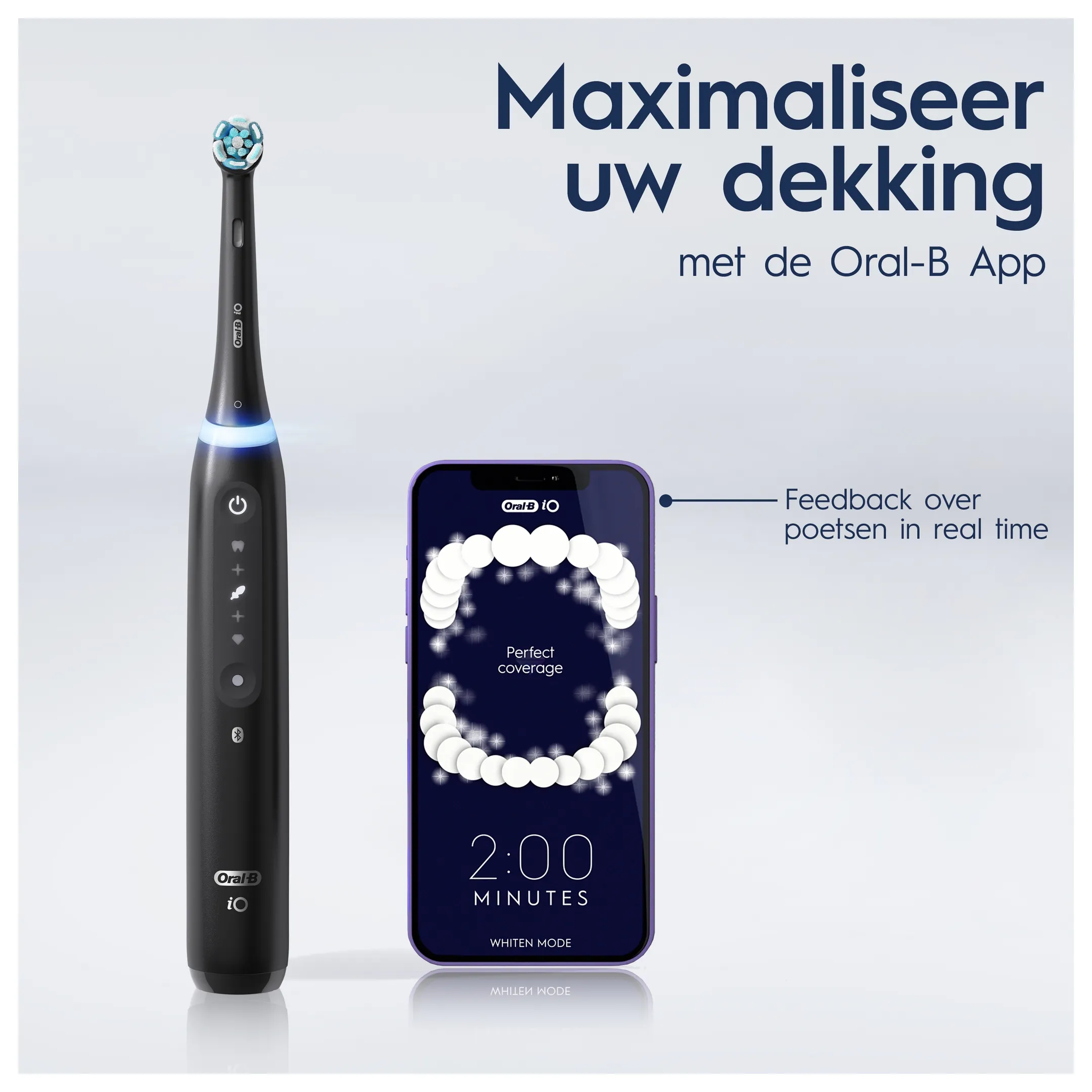 Oral-B Elektrische tandenborstel iO5 zwart + etui + pouch image