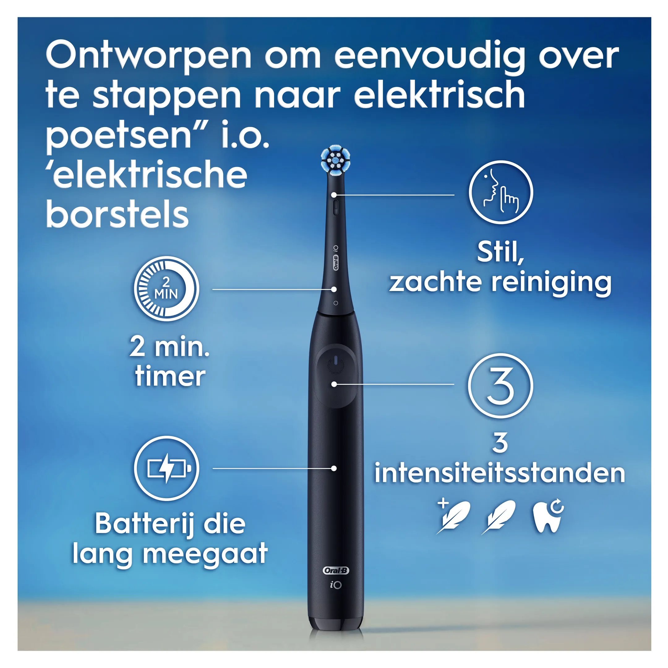 Oral-B Elektrische tandenborstel iO2 Duo zwart/groen image
