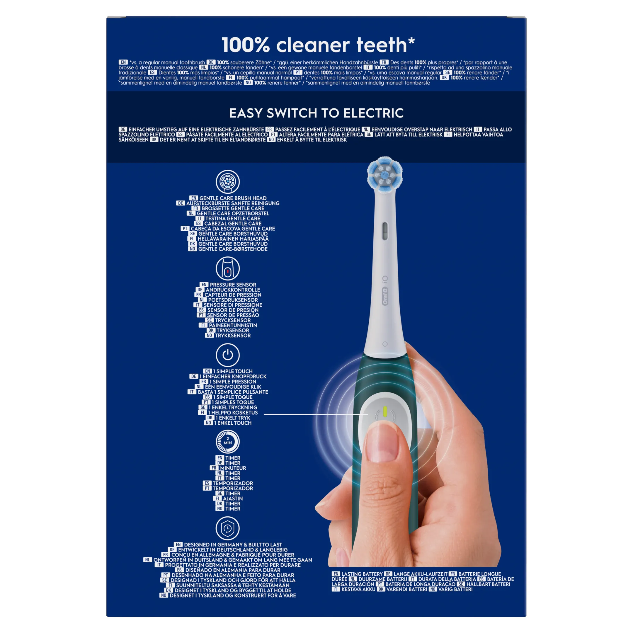 Oral-B Elektrische tandenborstel iO2 Series Forest groen + etui image