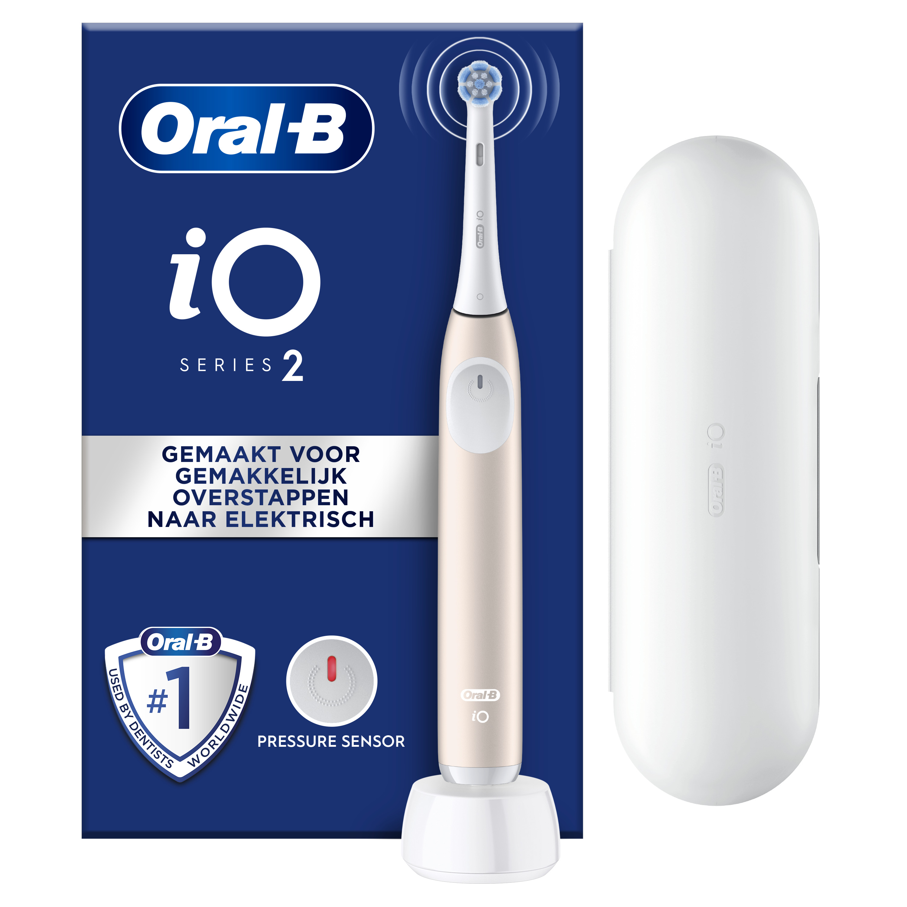 Oral-B Elektrische tandenborstel iO2 Zacht roze + reisetui