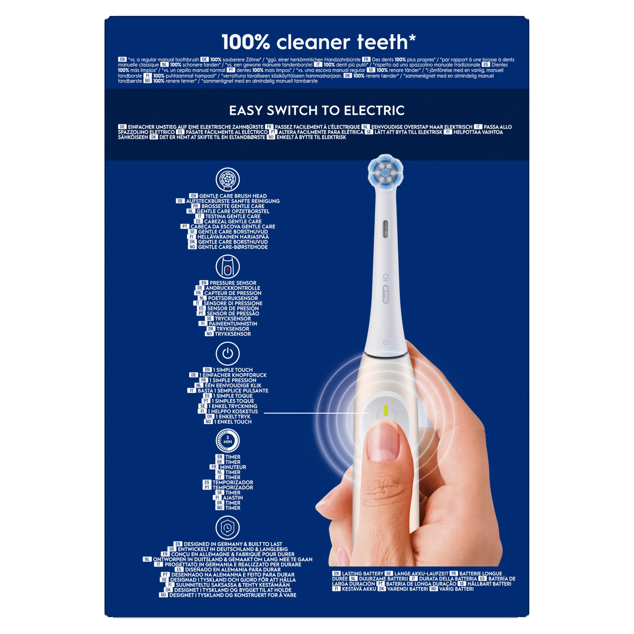Oral-B Brosse à dents électrique iO2 rose + étui de voyage image