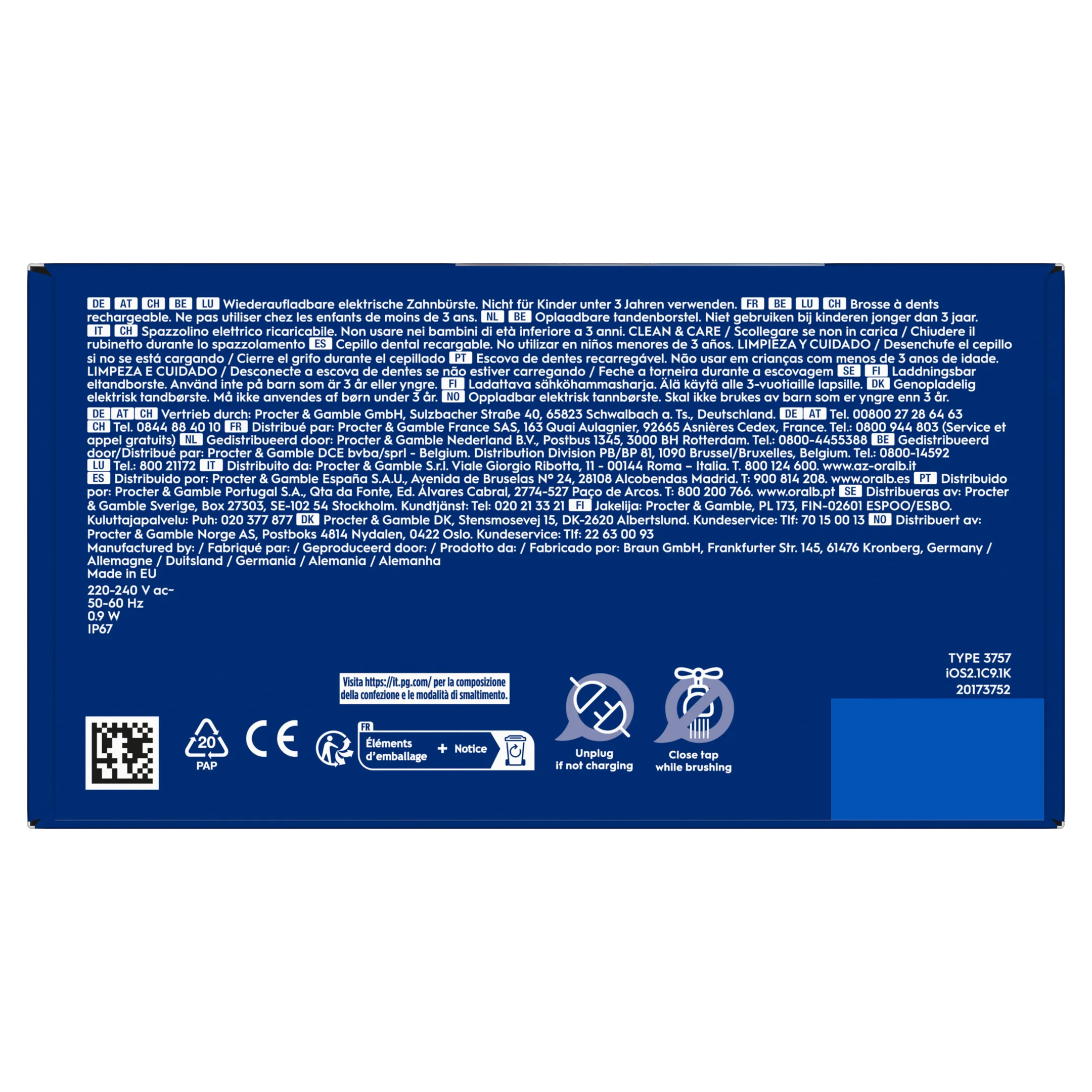 Oral-B Brosse à dents électrique iO2 rose + étui de voyage image