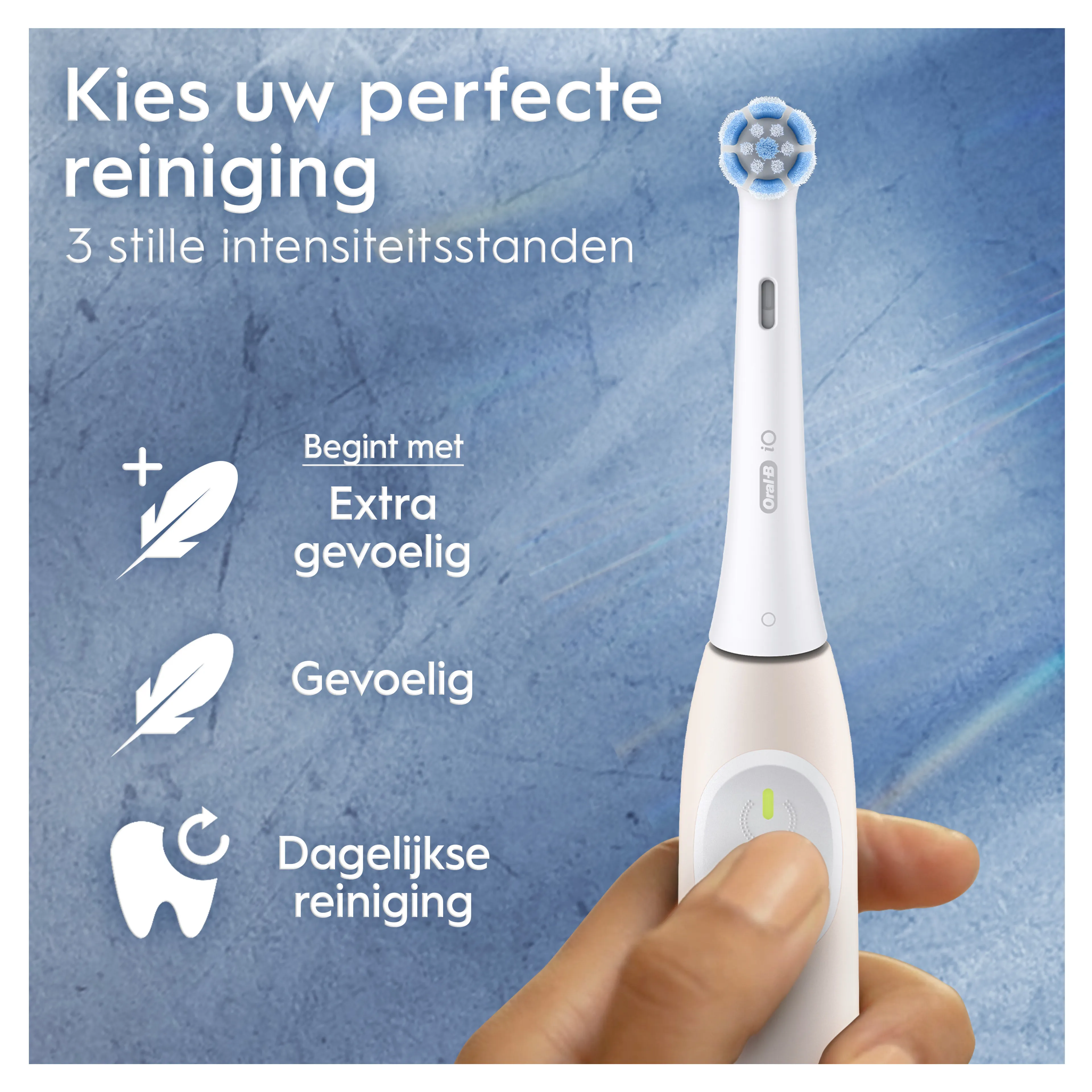 Oral-B Elektrische tandenborstel iO2 zachtroos + reisetui image