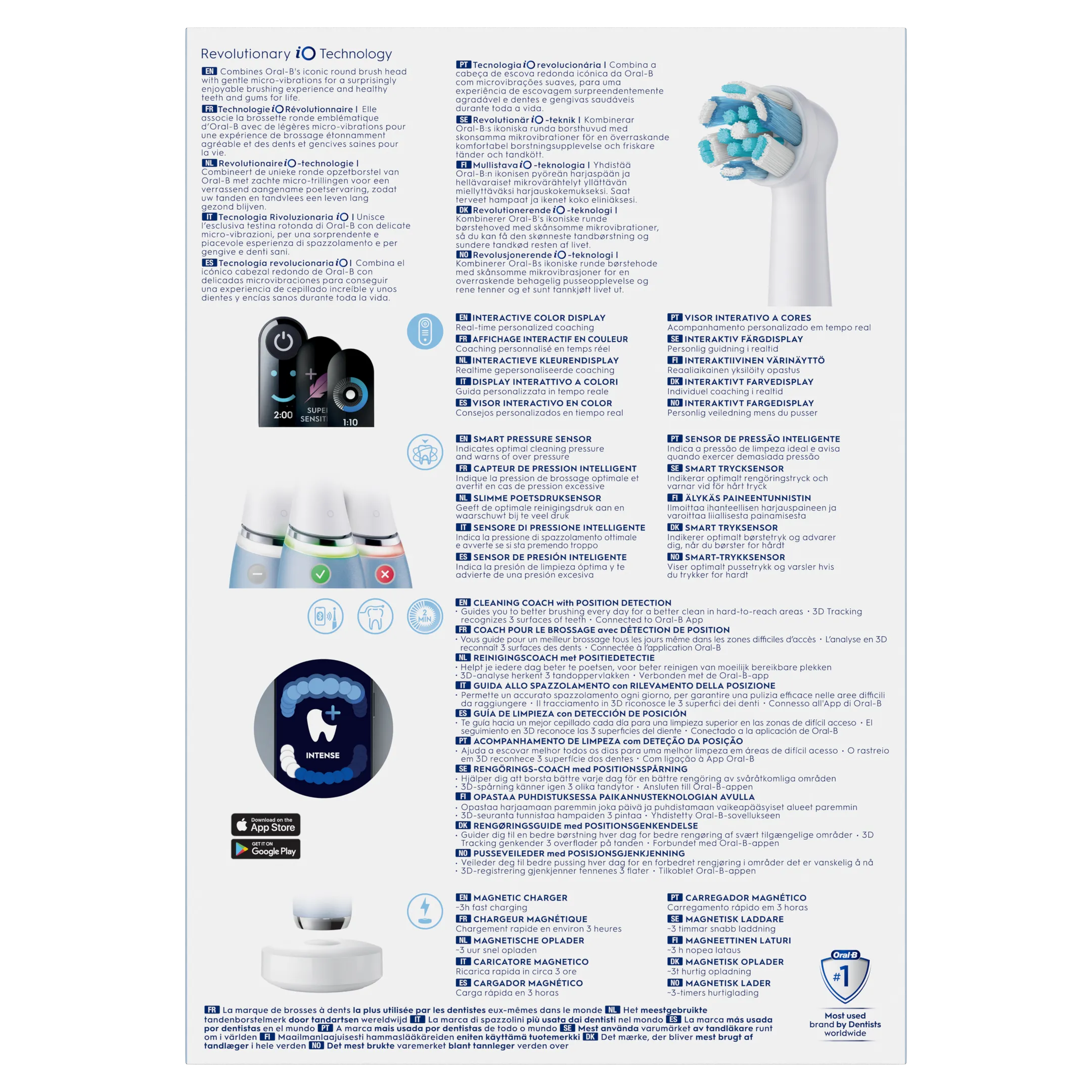 Oral-B Brosse à dents électrique iO Metalic bleu + étui de voyage image