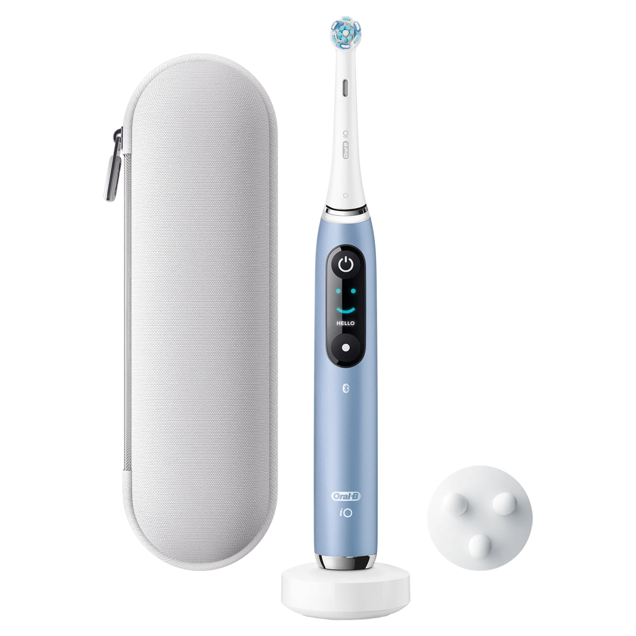 Oral-B Brosse à dents électrique iO Metalic bleu + étui de voyage image