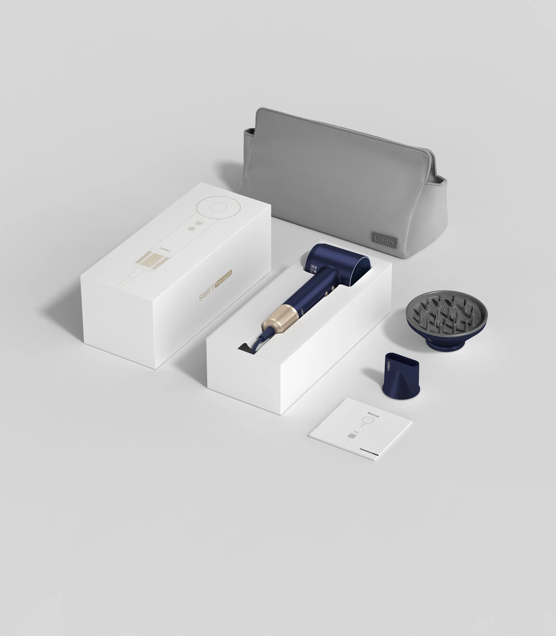 LAIFEN Haardroger Swift Premium Golden Blue image