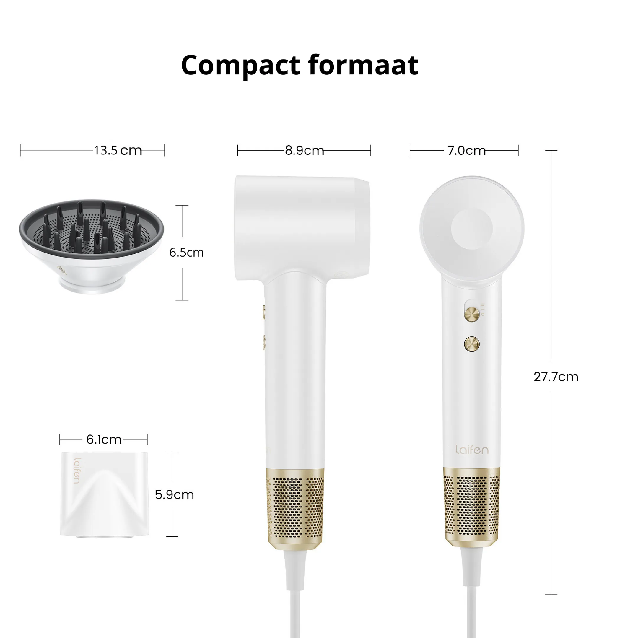 LAIFEN Haardroger Swift Premium Golden White image