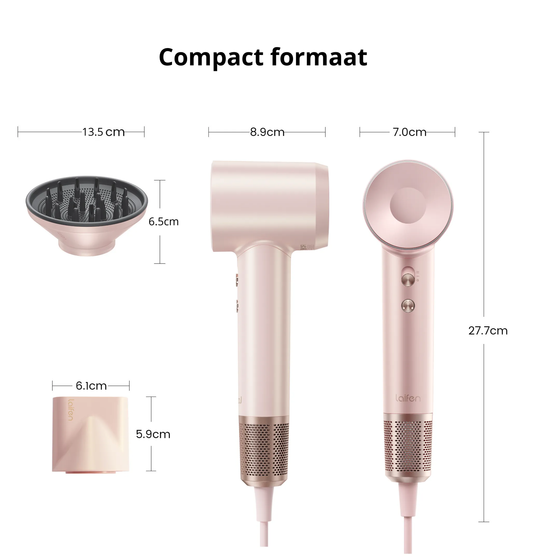 LAIFEN Haardroger Swift Premium Golden Pink image