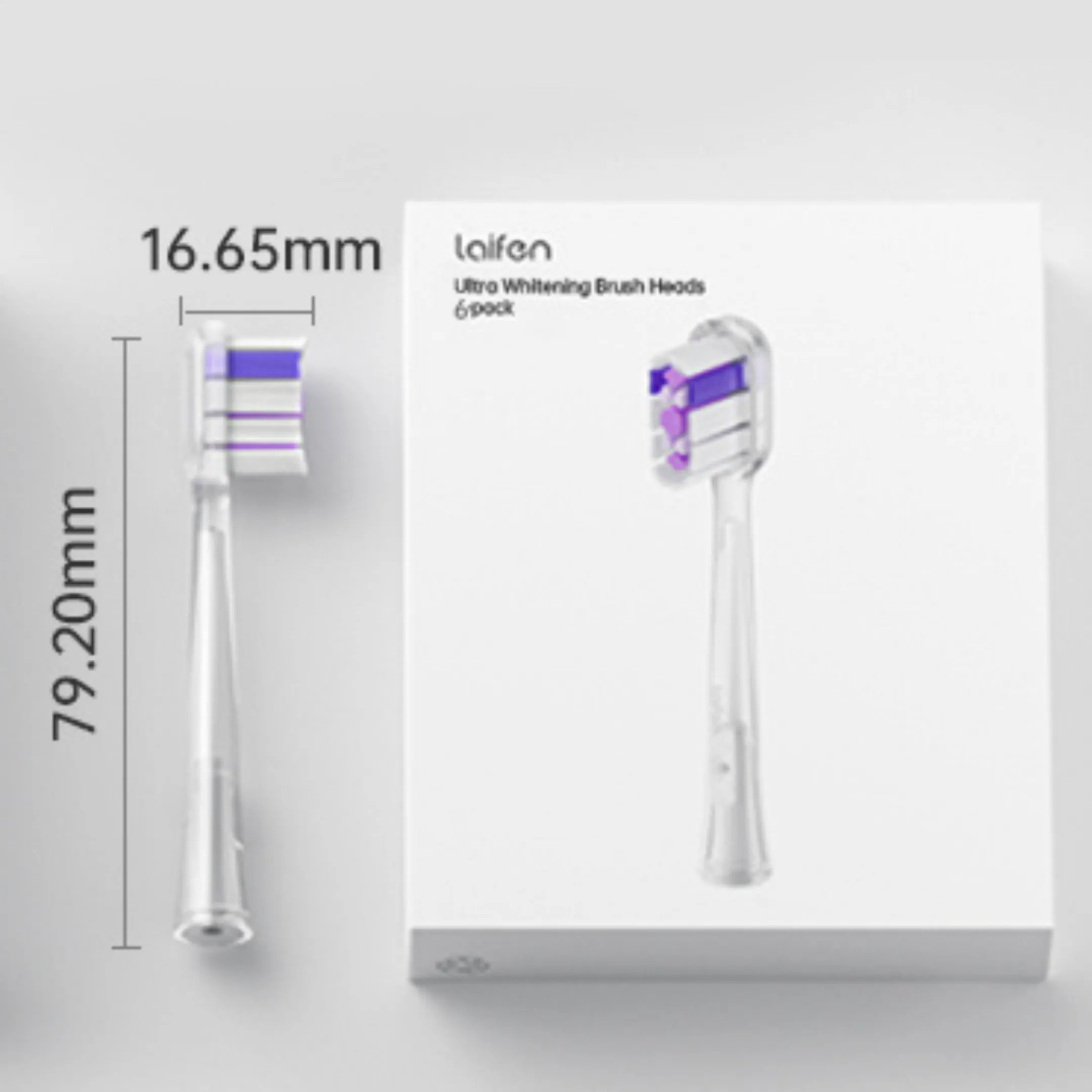 LAIFEN Wave Opzetborstels Ultra Whitening - 3st image