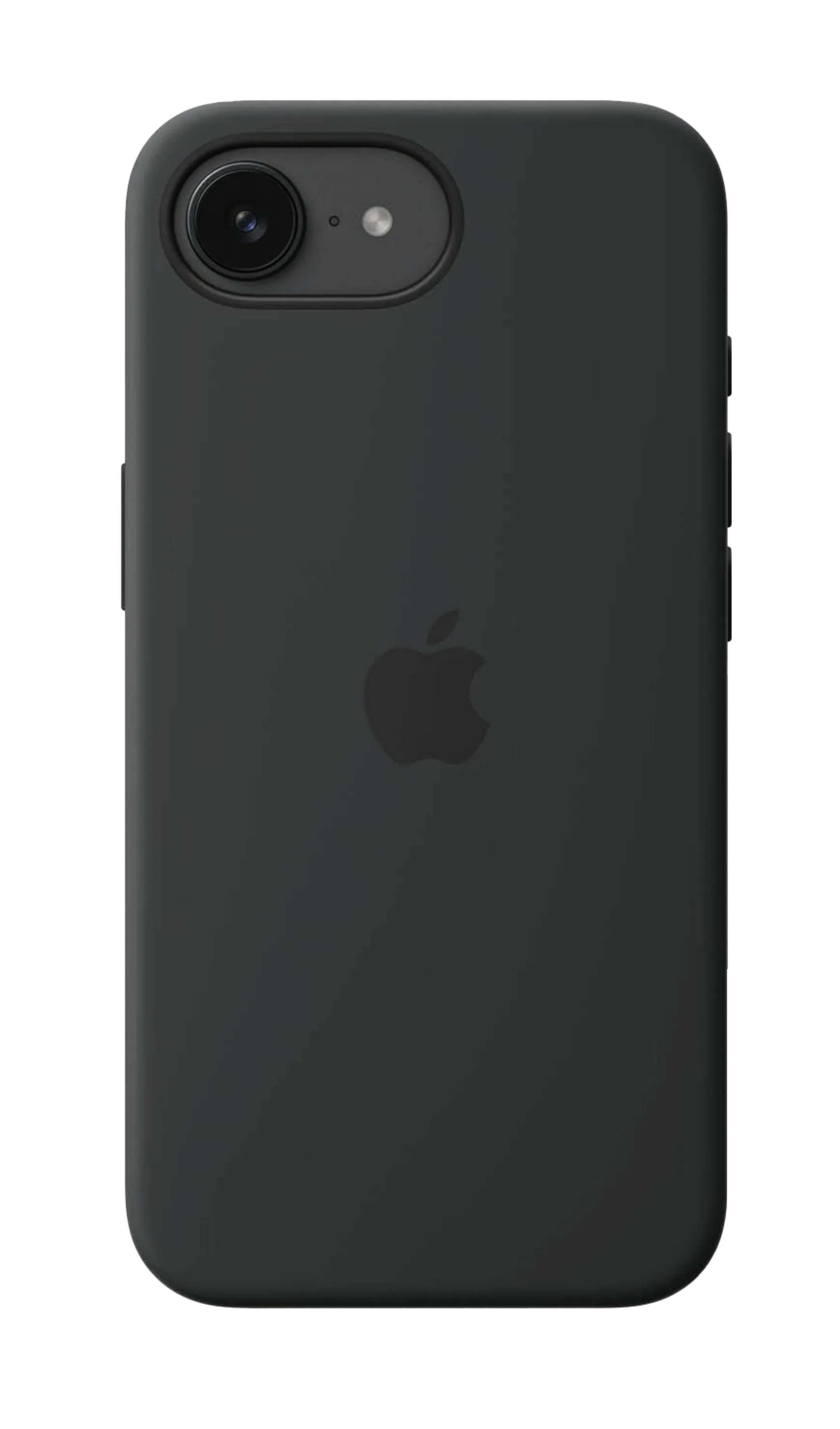 Coque en silicone pour iPhone 16e - Noir