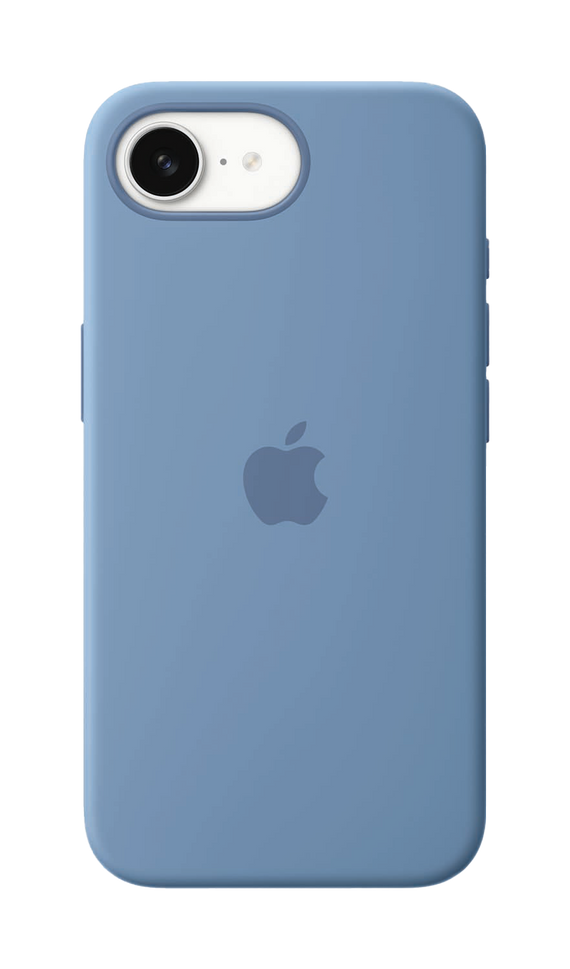 Siliconenhoesje voor iPhone 16e - Winterblauw
