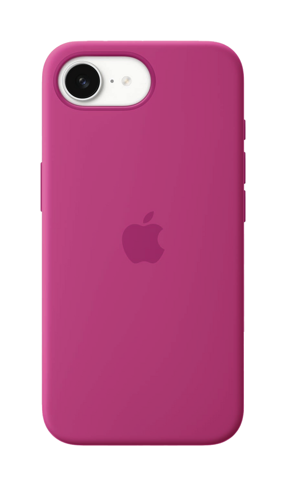 Siliconenhoesje voor iPhone 16e - Fuchsia