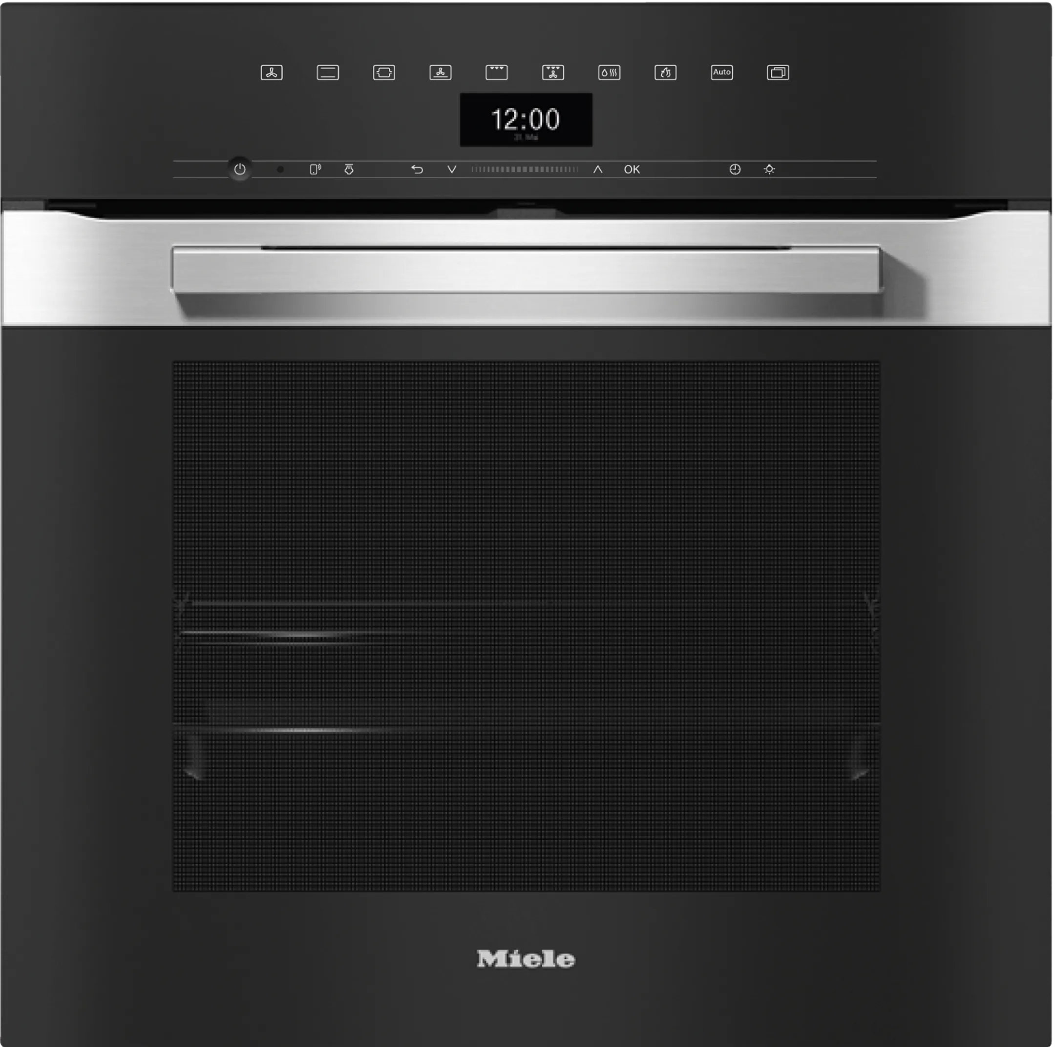 Inbouw oven H 7464 BP Roestvrij staal met CleanSteel