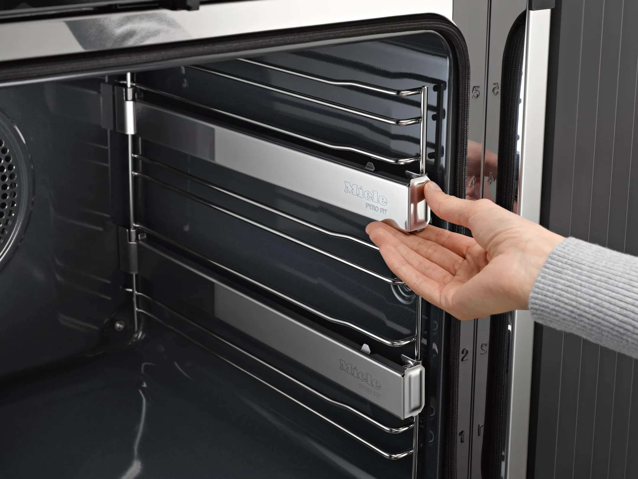 Inbouw oven H 7464 BP Roestvrij staal met CleanSteel