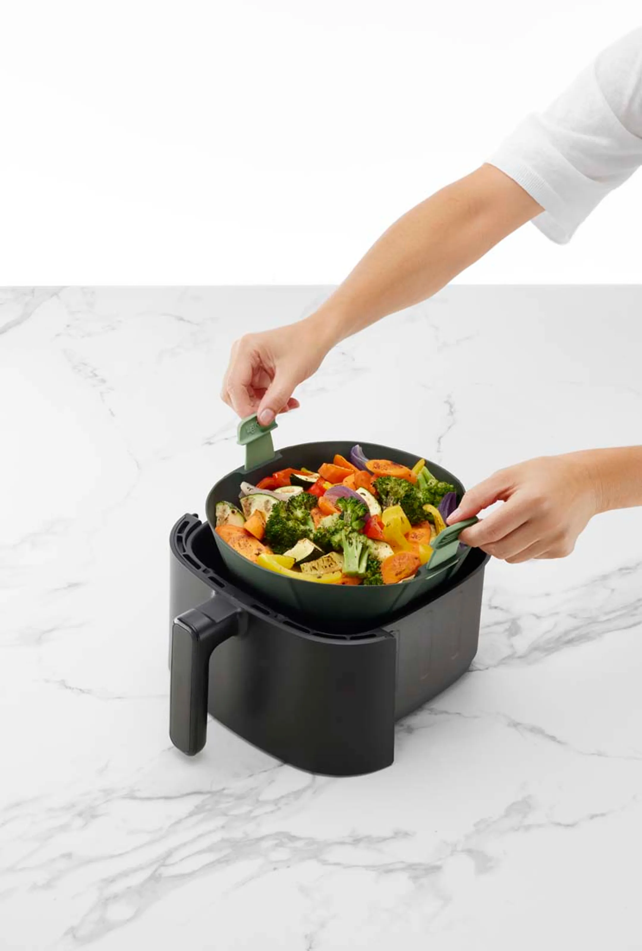 Lékué Mandje airfryer L - Grijs image