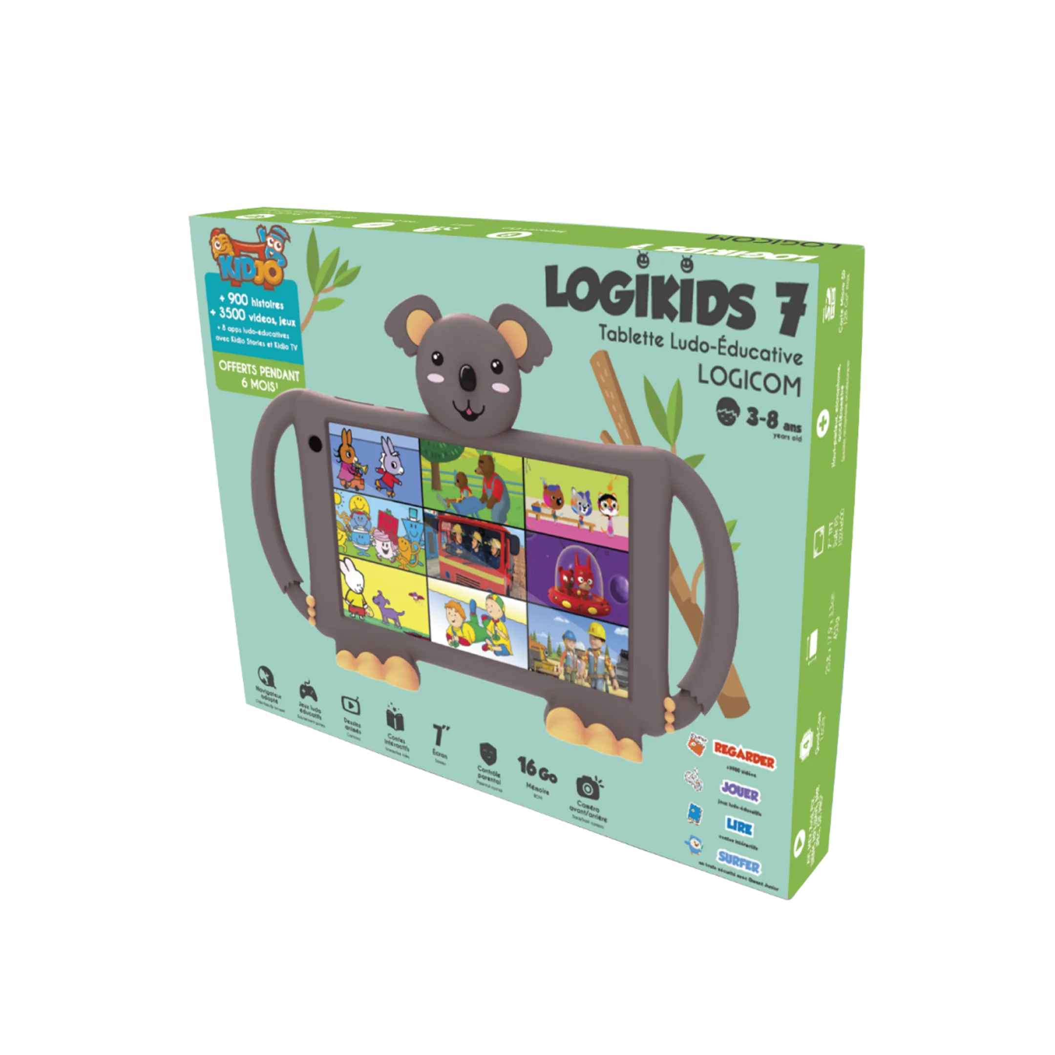Logicom Logikids 7 7" 2 GB/16 GB + Beschermhoes image