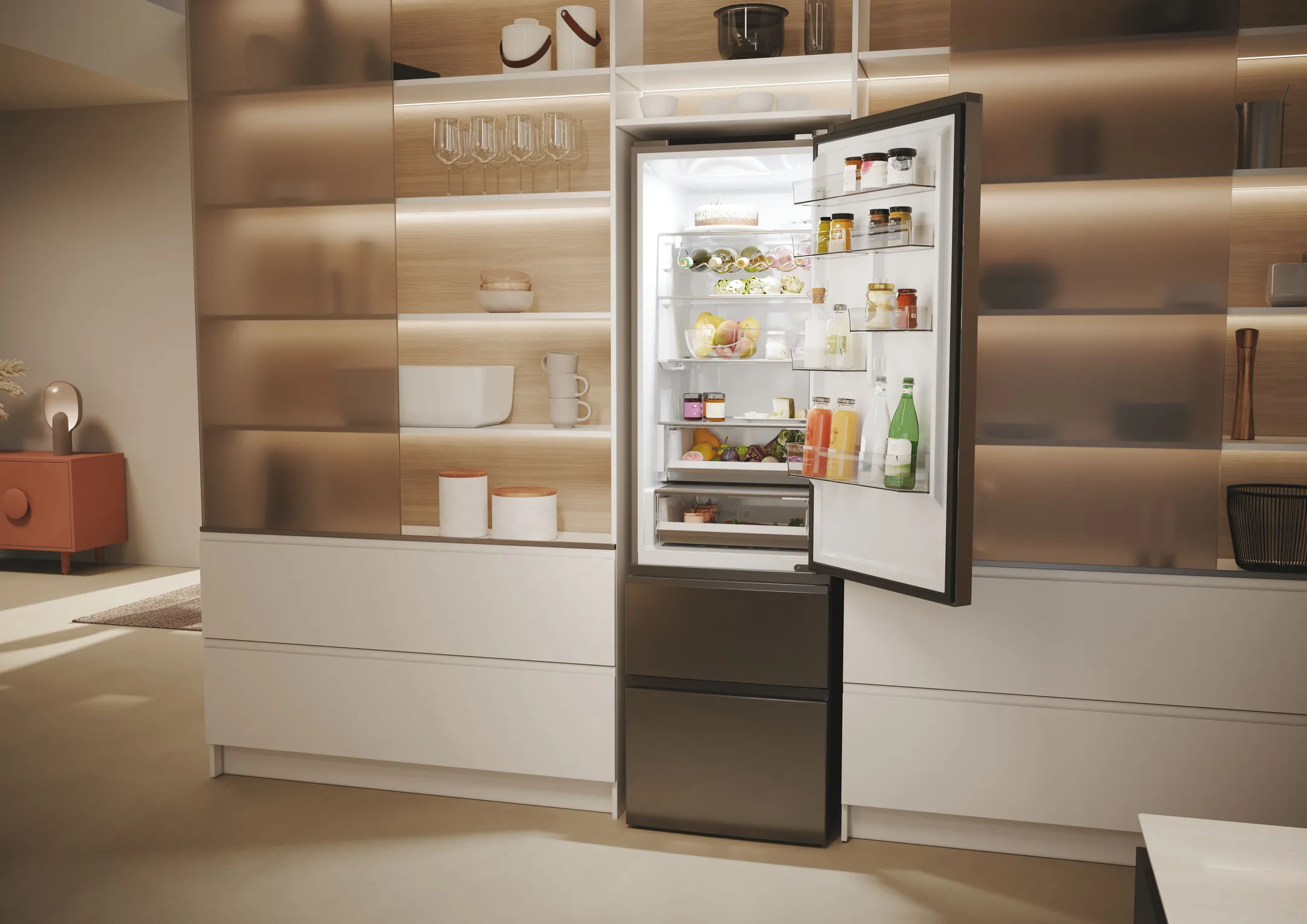 Haier Combi frigo congélateur HTW5620CNMP Fresher Techs image