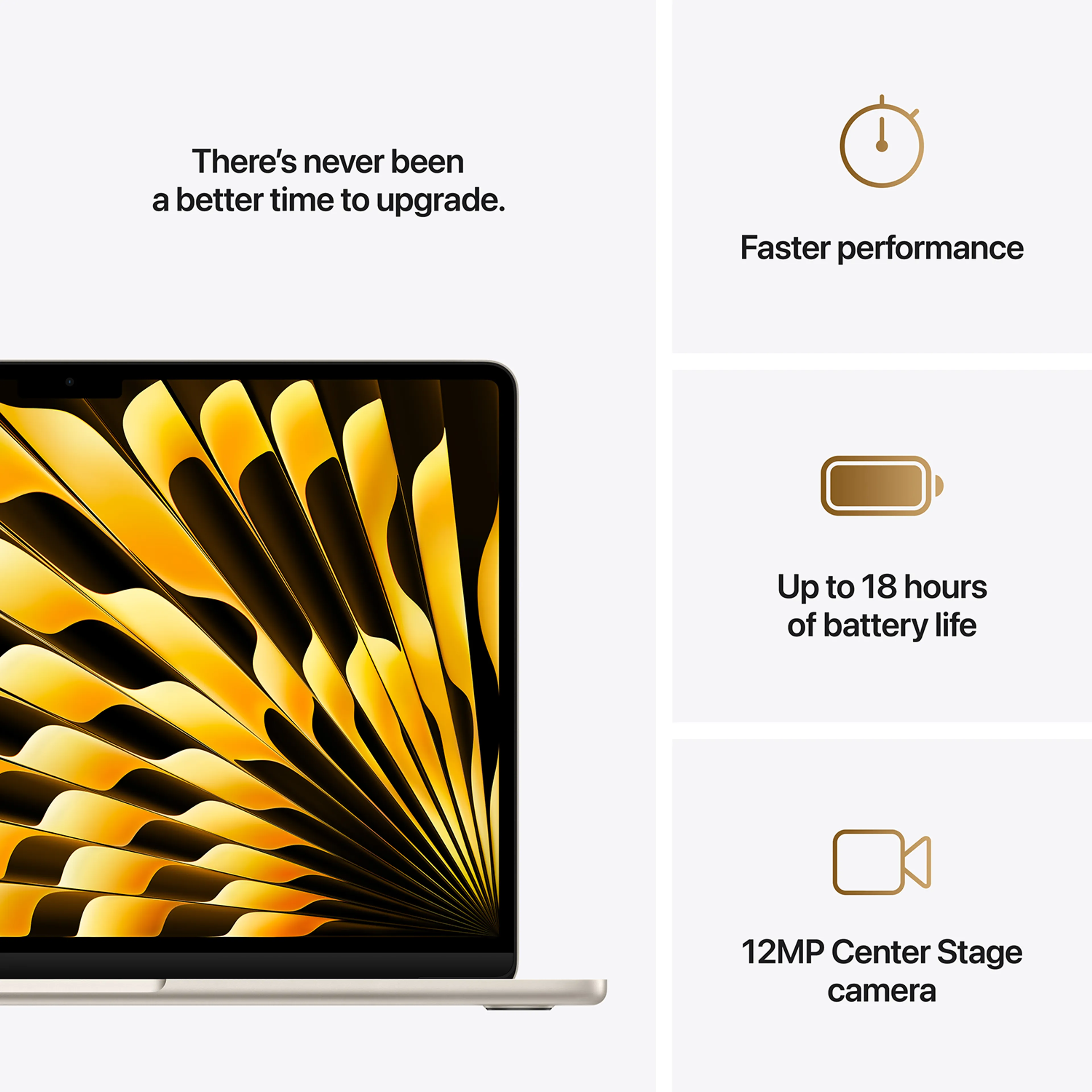 Apple MacBook Air 13" M4-chip 16 GB/256 GB Sterrenlicht image