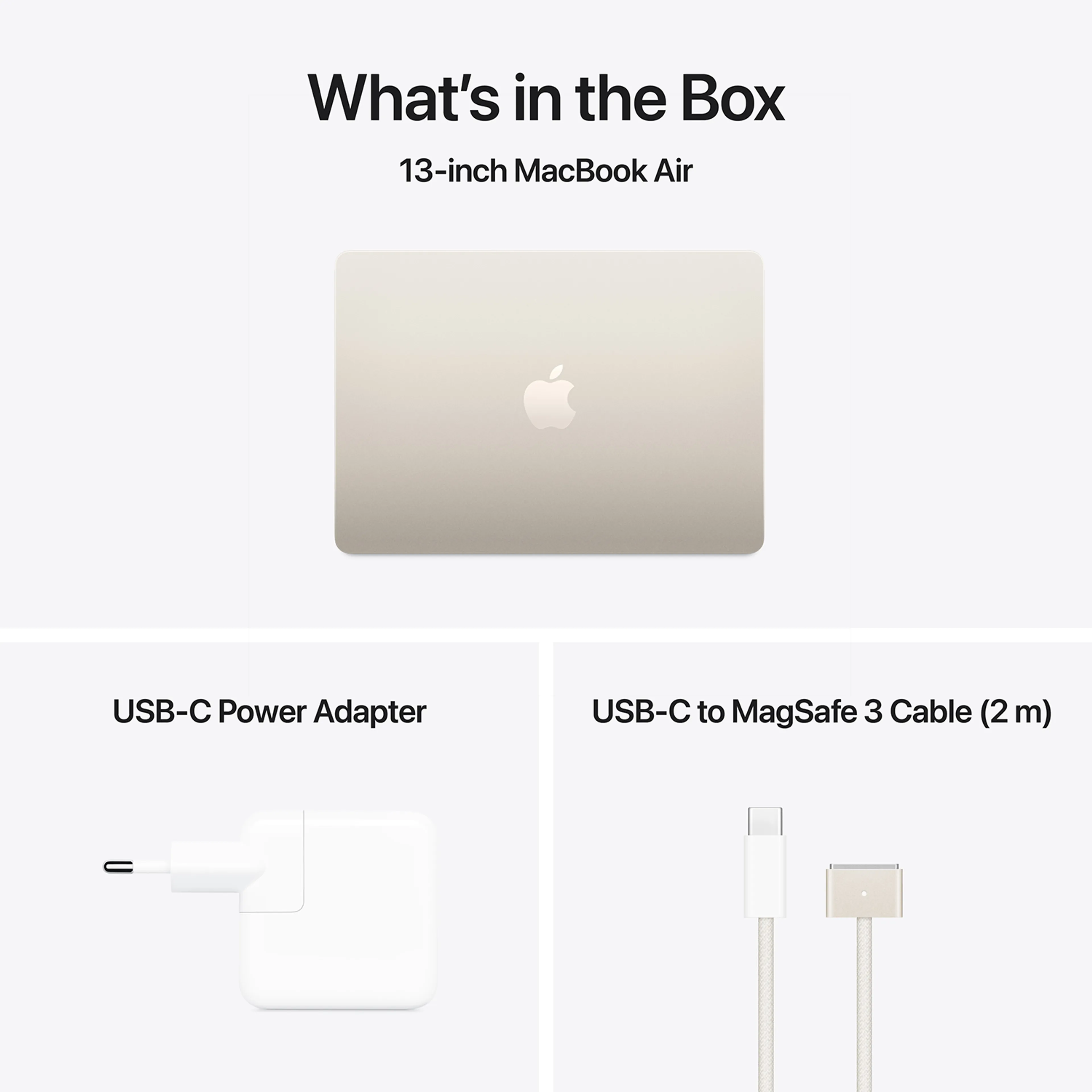 Apple MacBook Air 13" M4-chip 16 GB/256 GB Sterrenlicht image