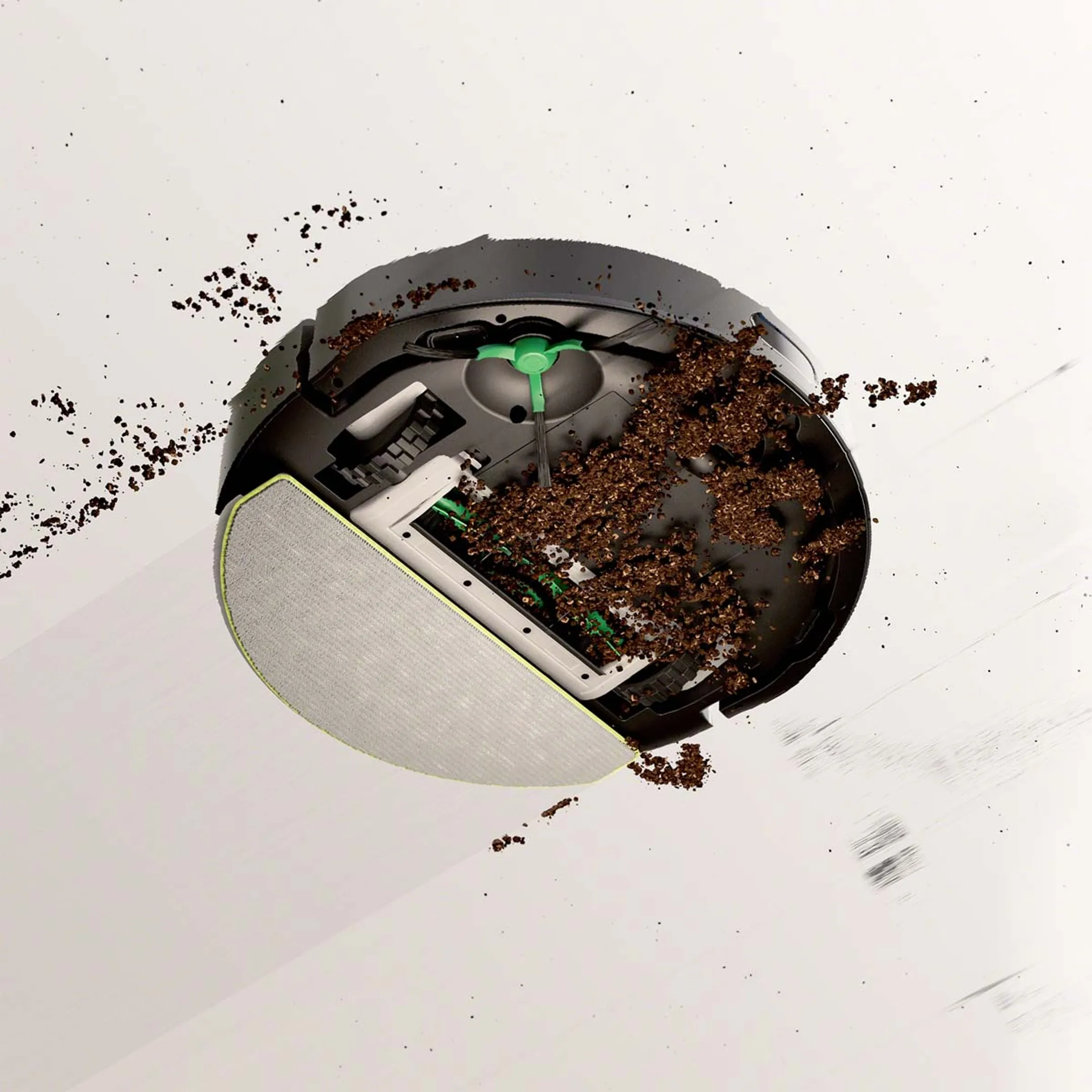 iRobot Aspirateur robot 2en1 Combo 105+ Noir image