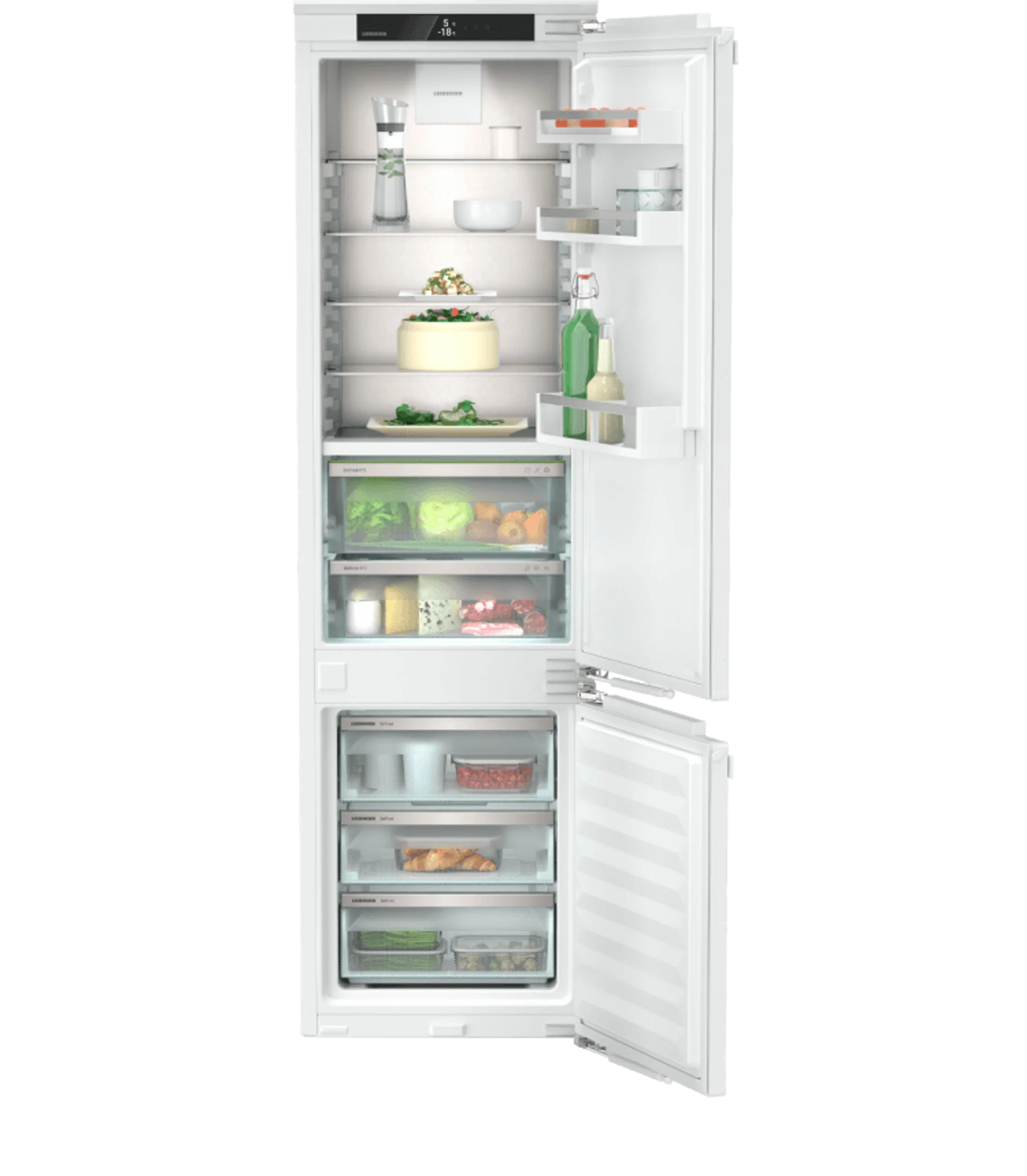 Inbouw koelkast met diepvries ICBNc 5623 Plus