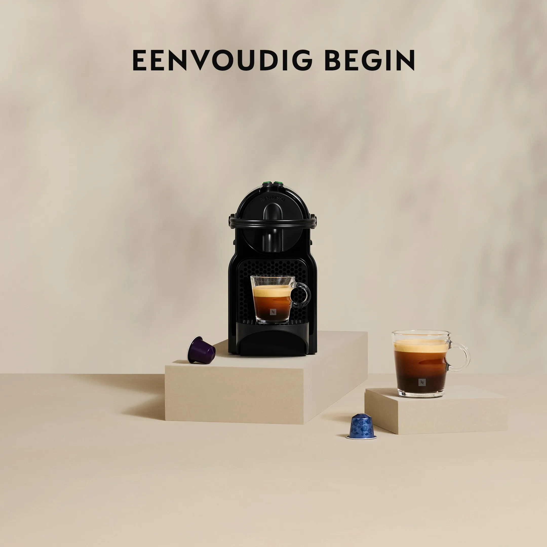 De'Longhi Nespresso Koffiemachine Inissia Black image