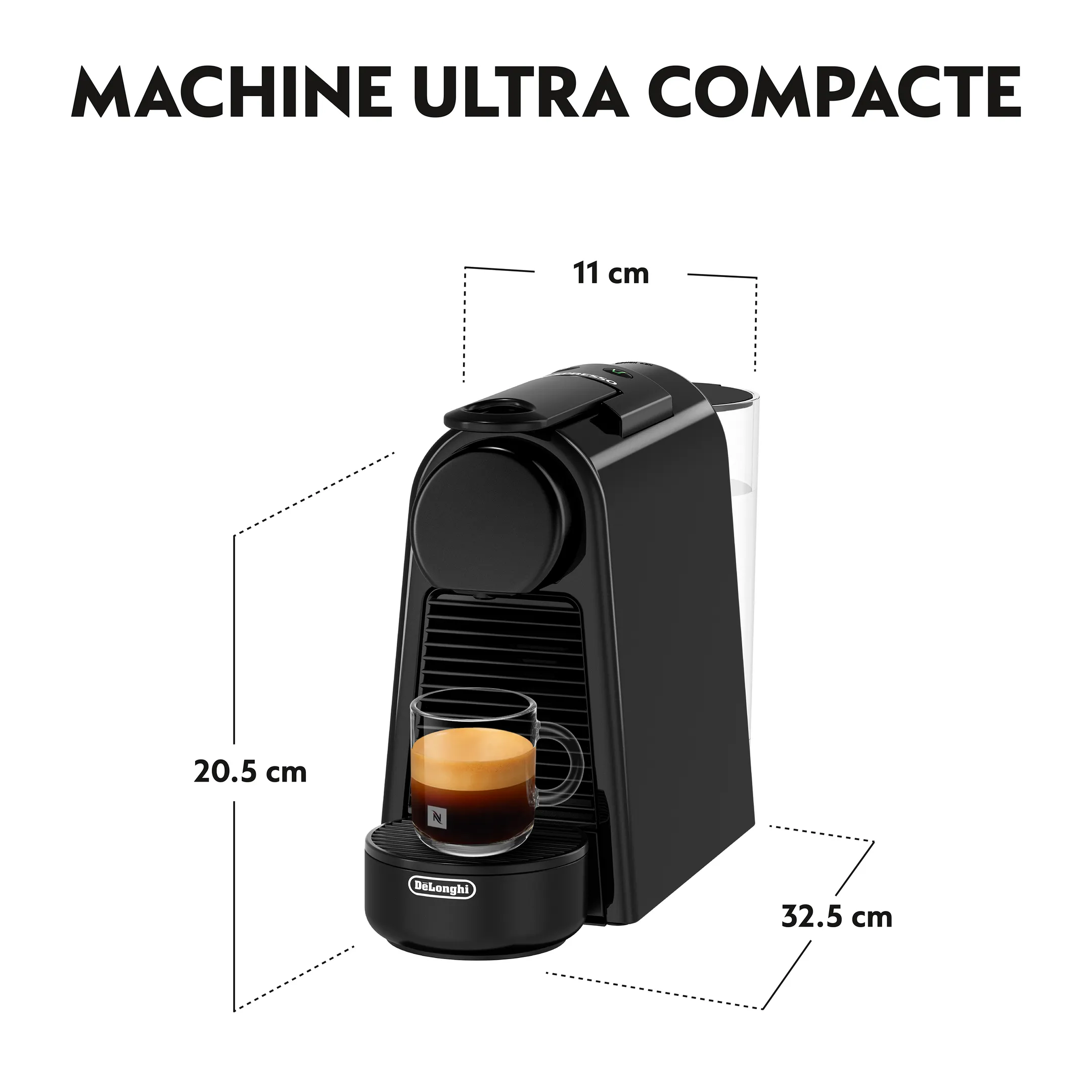 De'Longhi Nespresso Machine à café Essenza Mini Black image