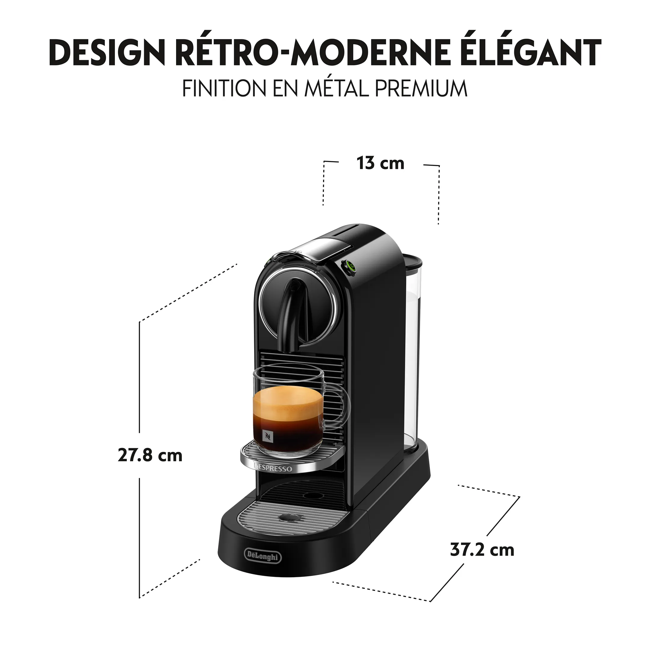 De'Longhi Nespresso Machine à café Citiz Black image