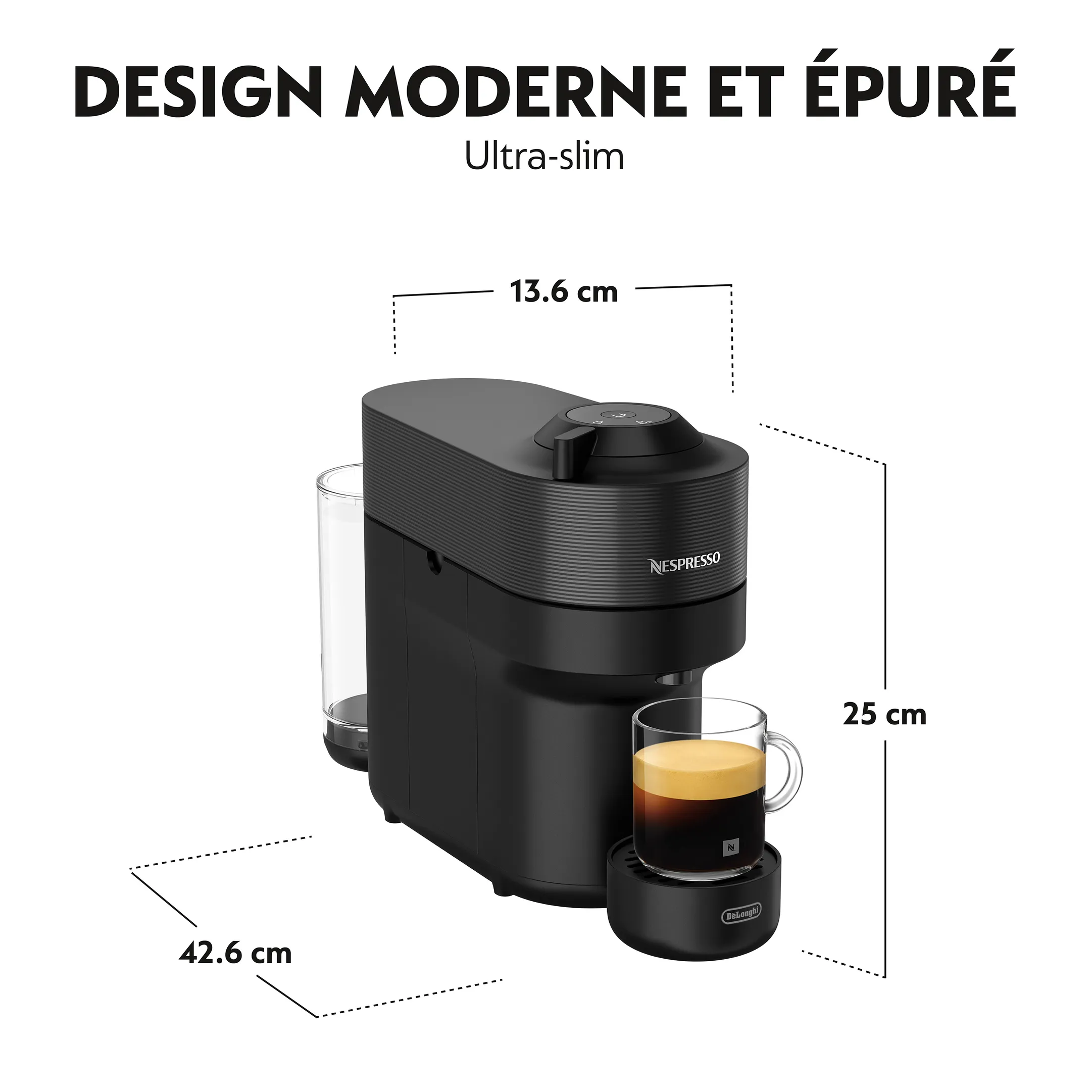 De'Longhi Nespresso Machine à café Vertuo Pop Black image