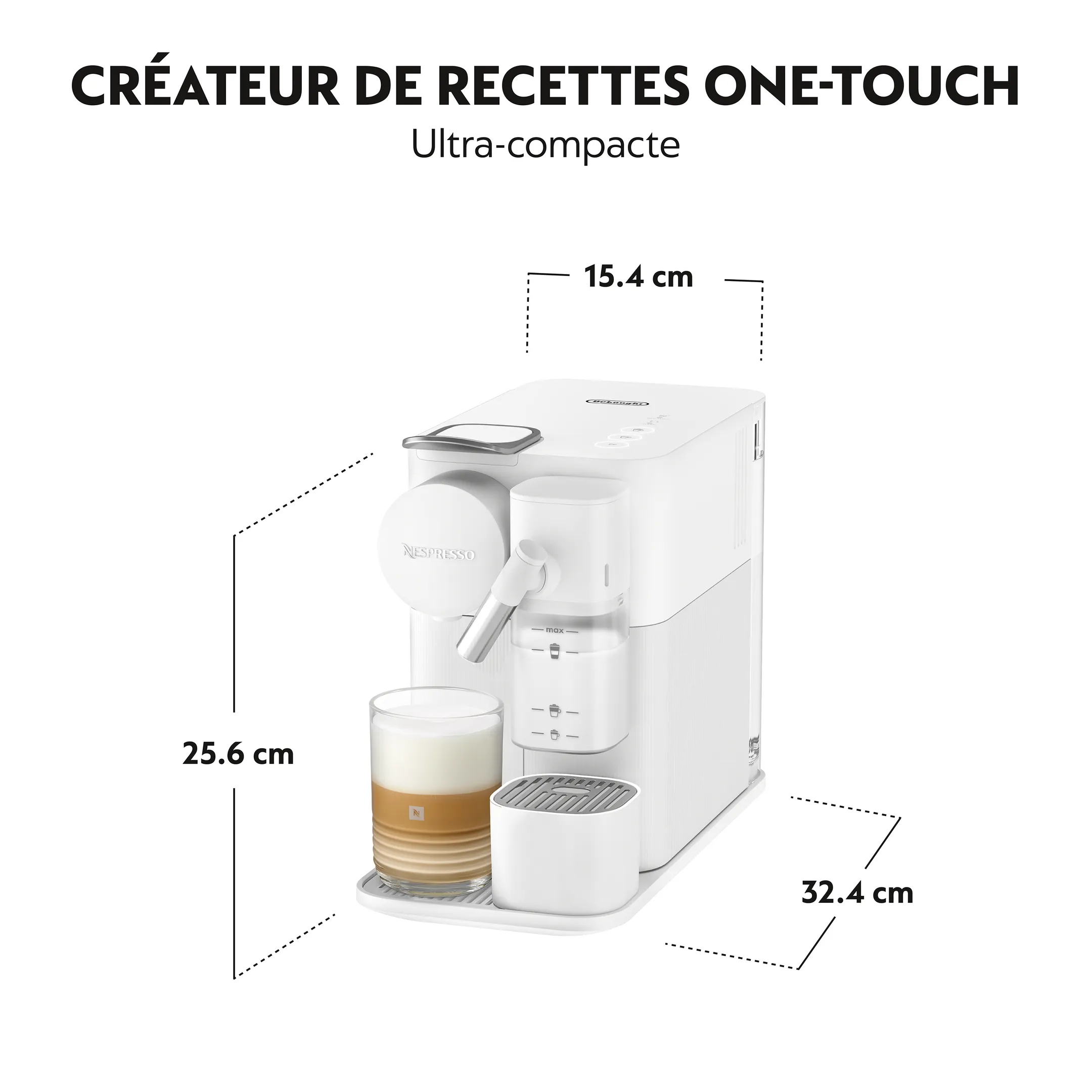 De'Longhi Nespresso Machine à café Lattissima One White image
