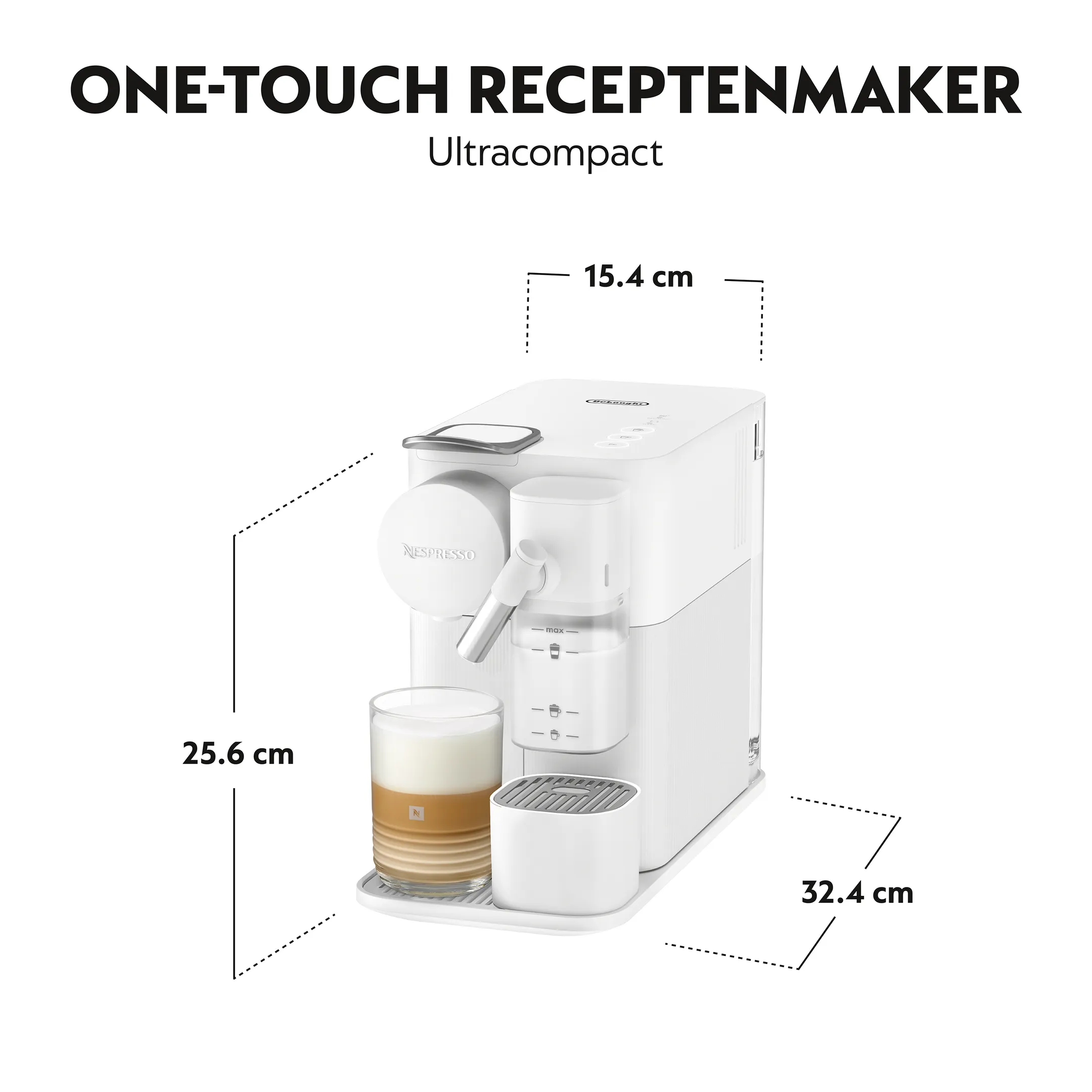 De'Longhi Nespresso Koffiemachine Lattissima One White image