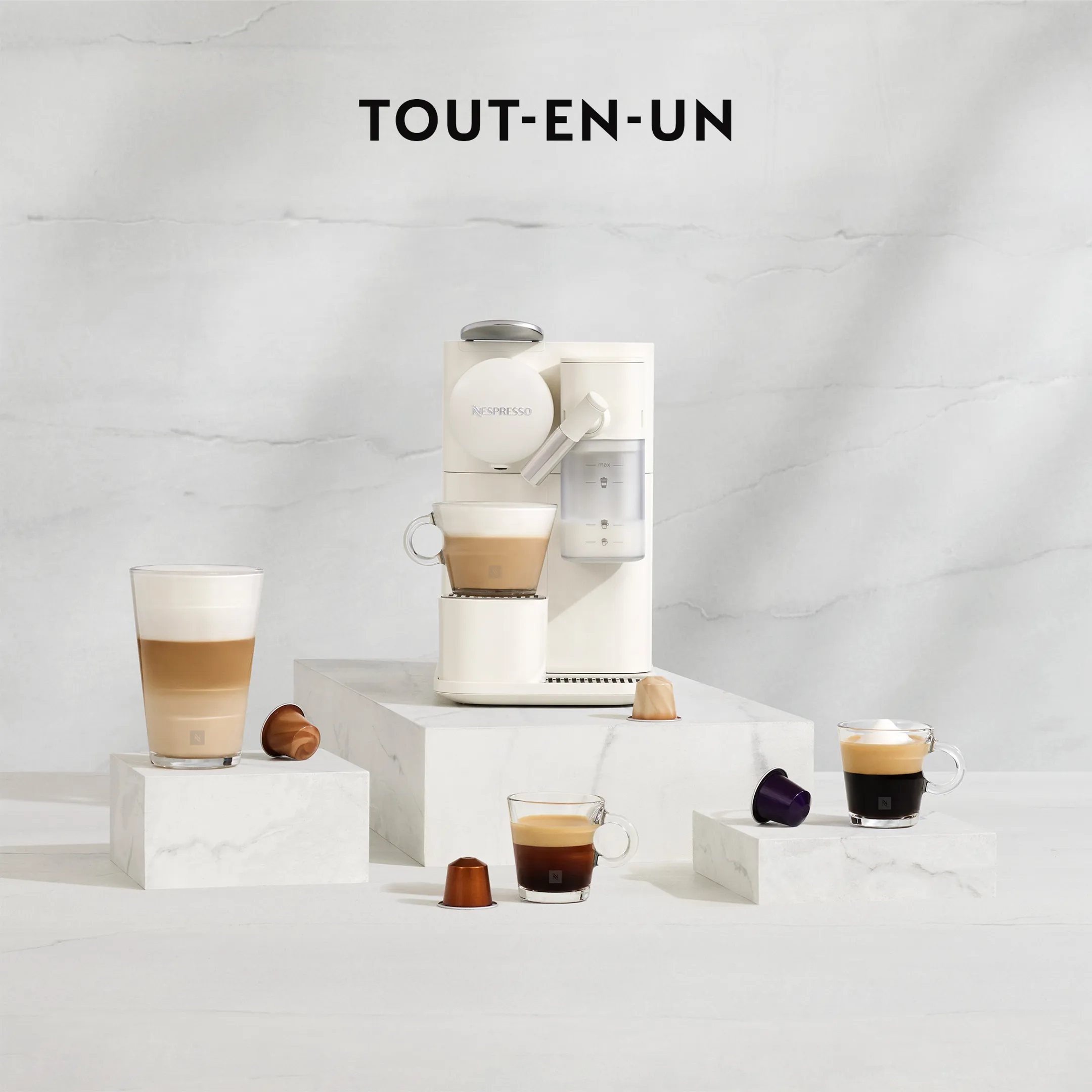 De'Longhi Nespresso Machine à café Lattissima One White image