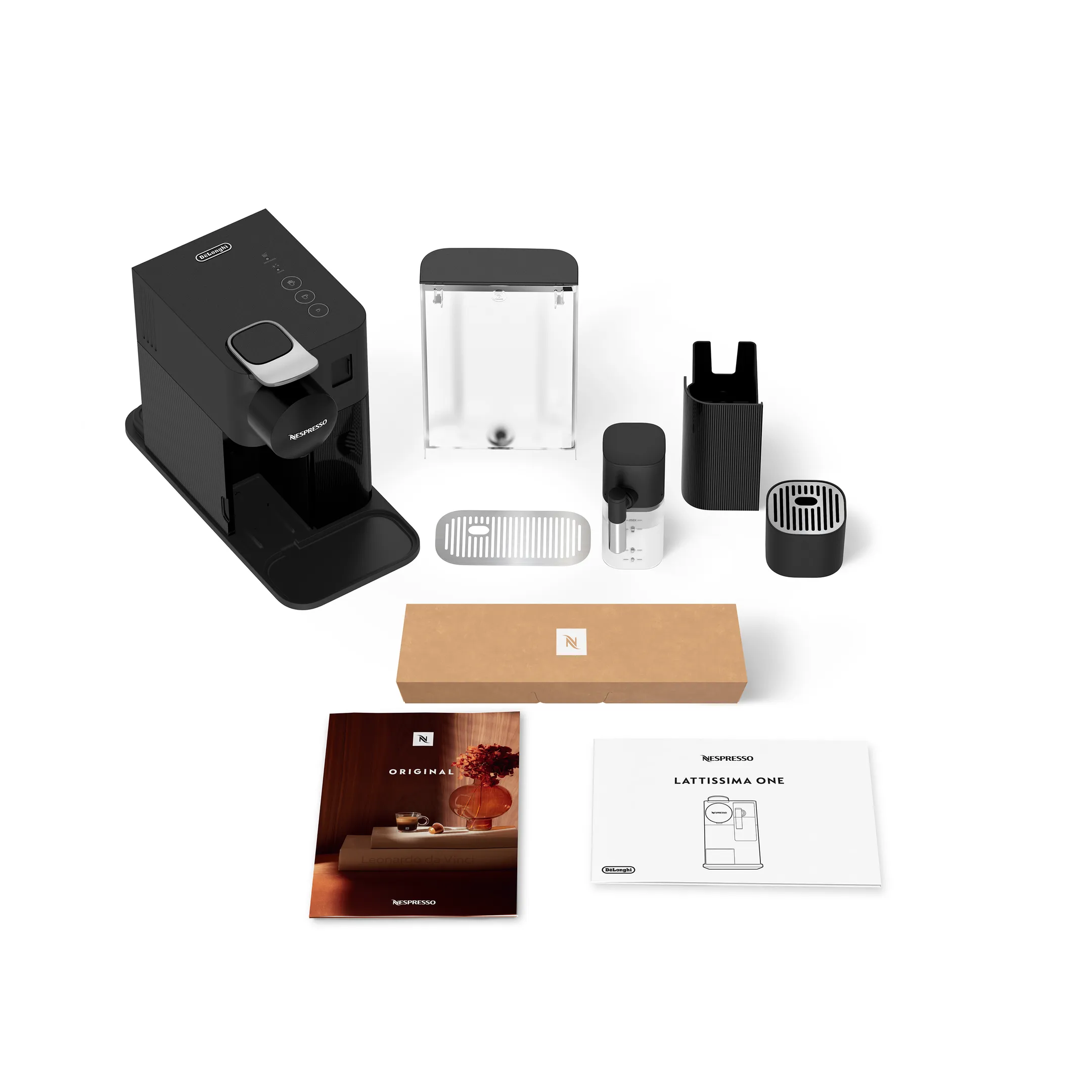De'Longhi Nespresso Koffiemachine Lattissima One Black image
