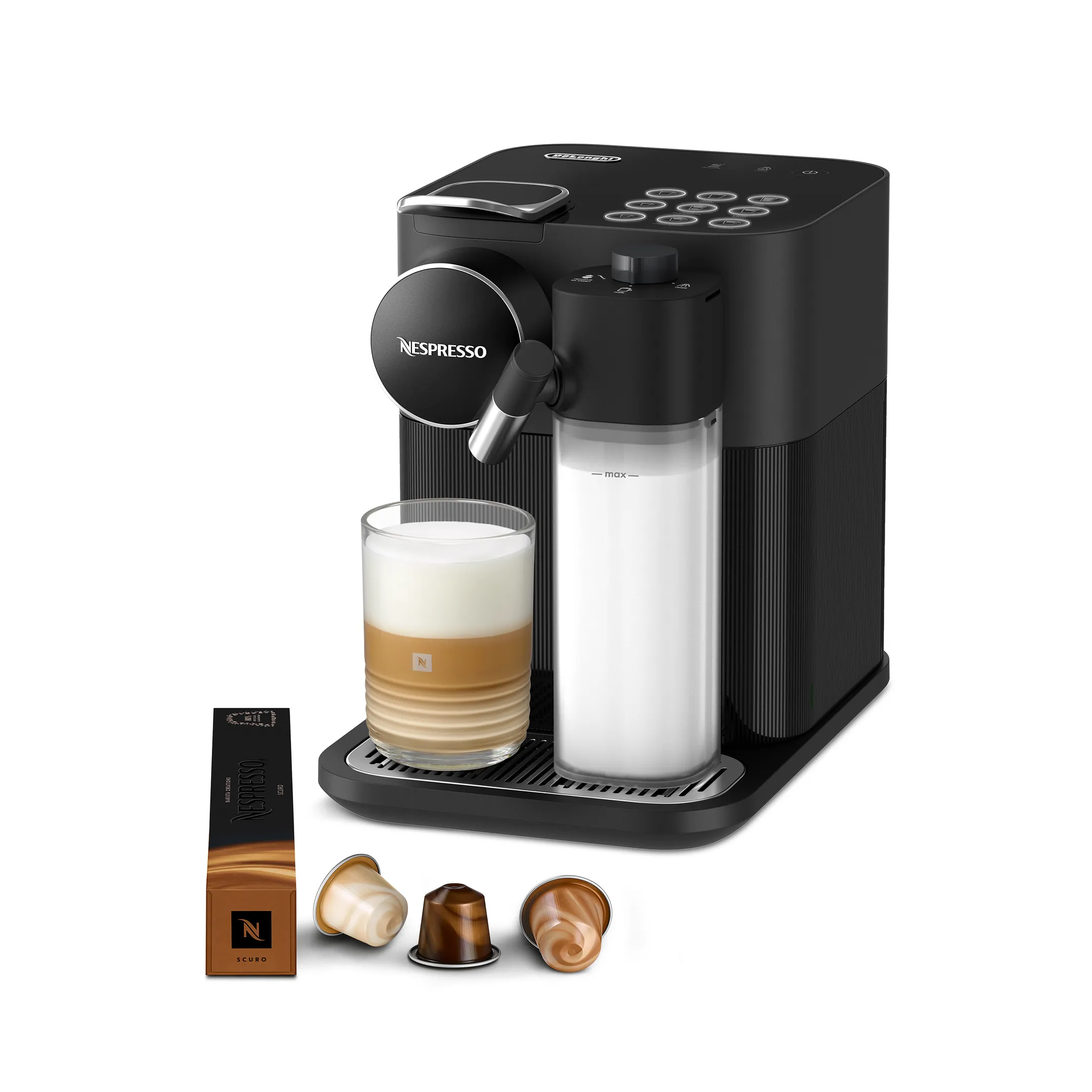 Nespresso Machine à café Gran Lattissima Black