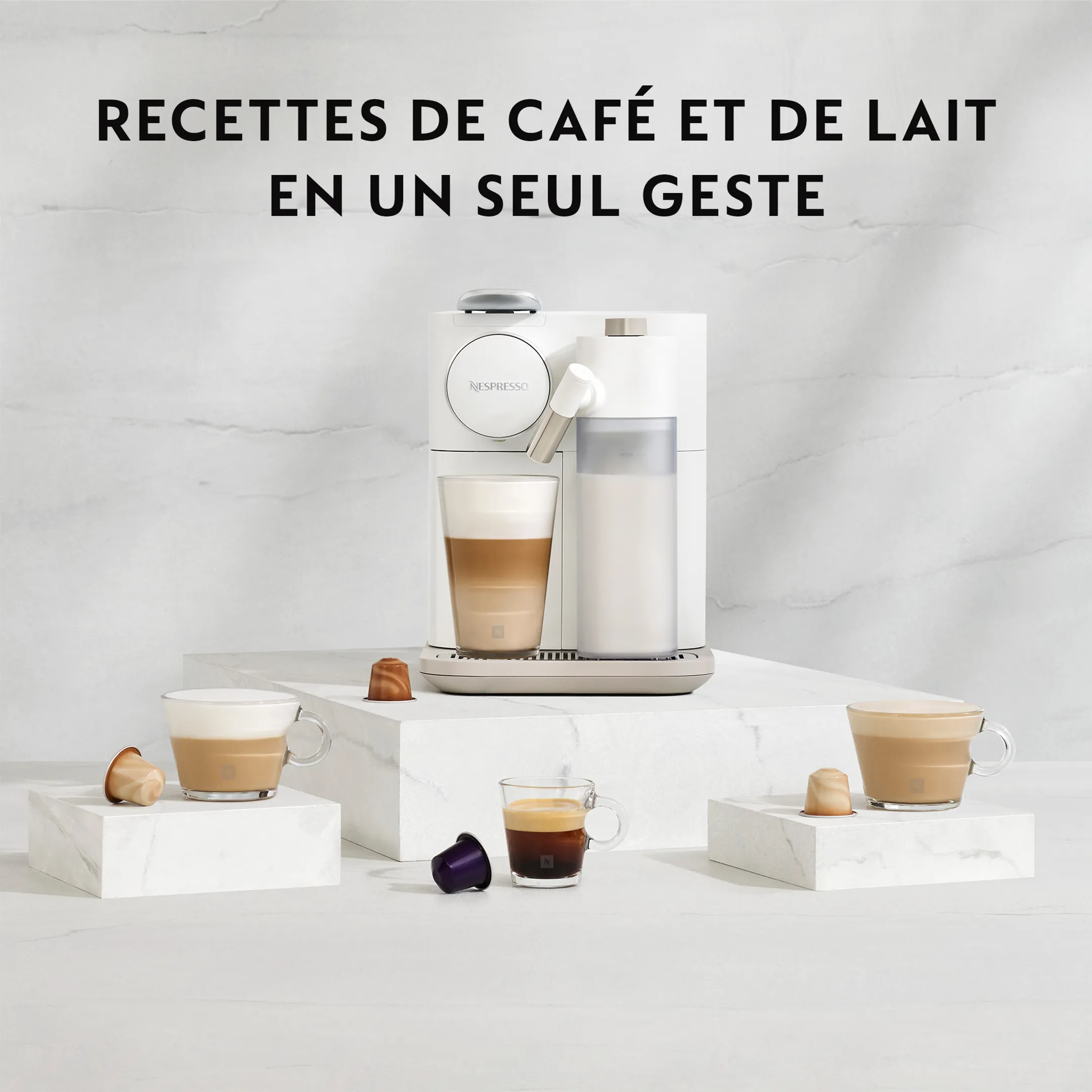 De'Longhi Nespresso Machine à café Gran Lattissima White image