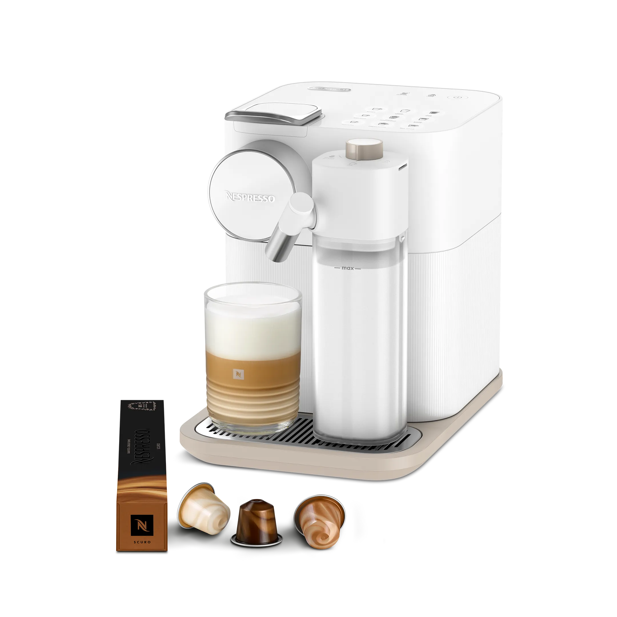 Nespresso Machine à café Gran Lattissima White