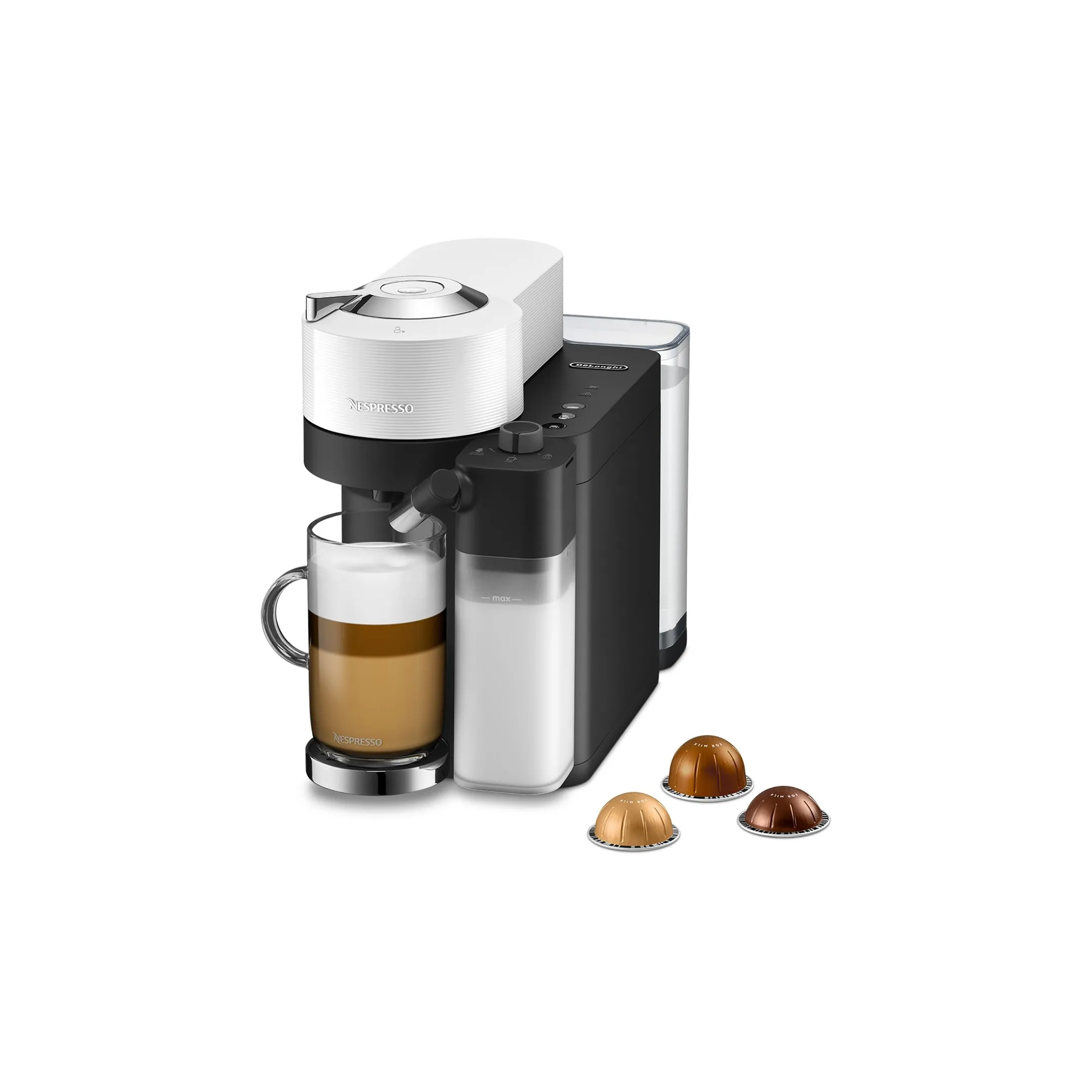 Nespresso Machine à café Vertuo Lattissima White