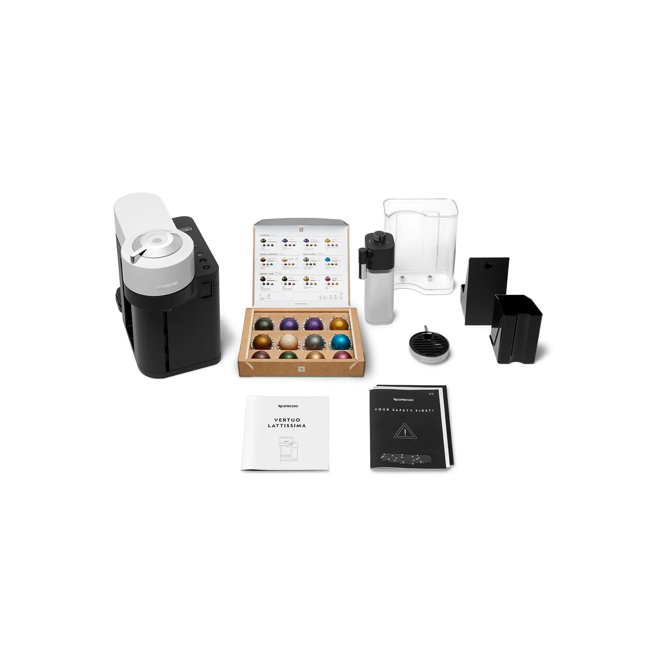 De'Longhi Nespresso Koffiemachine Vertuo Lattissima White image
