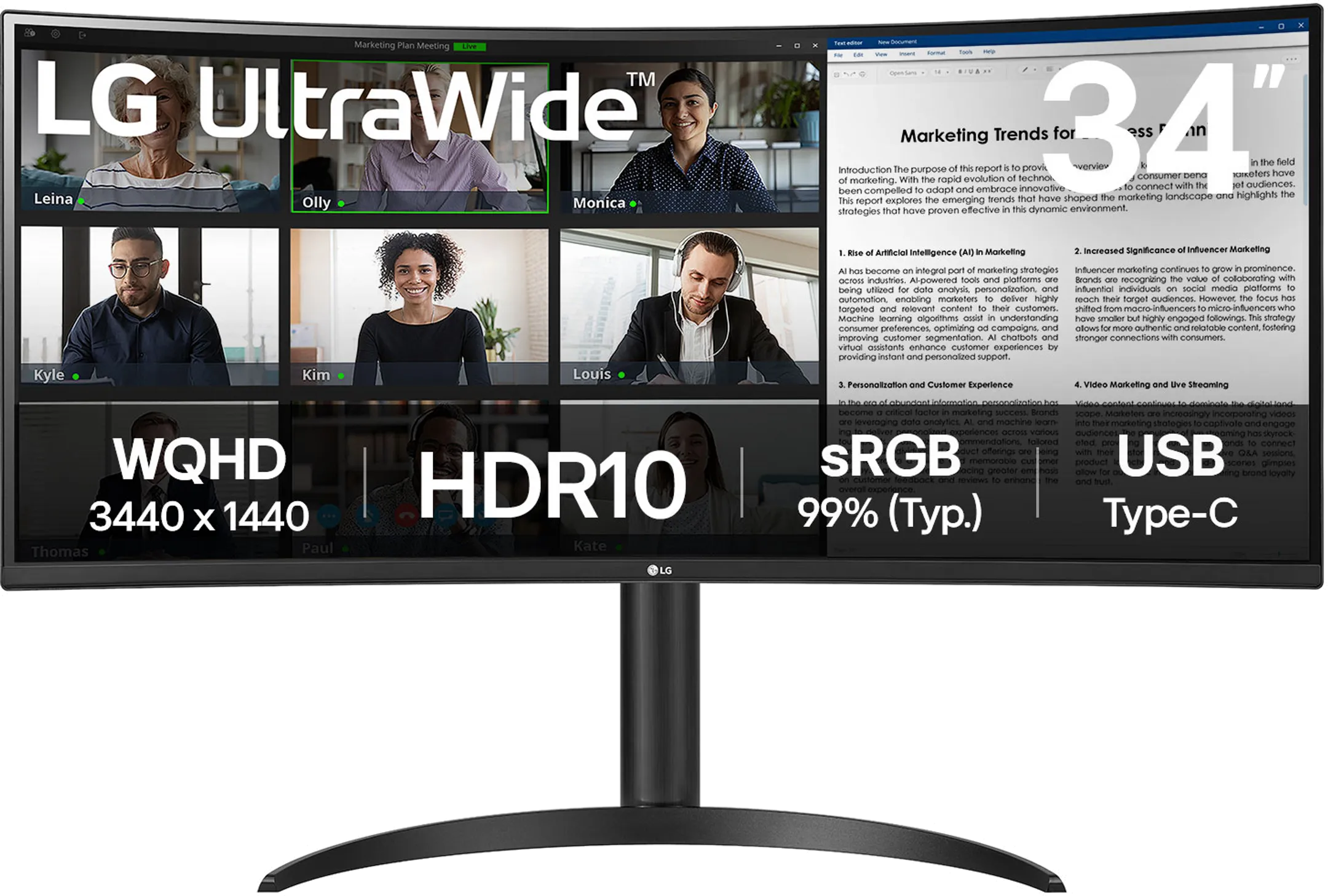 UltraWide 34WR55QK-B.AEU