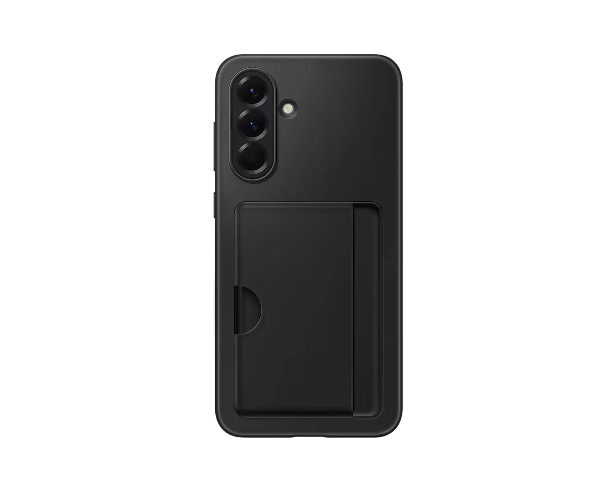 Backcover met kaarthouder voor Galaxy A56 - Zwart