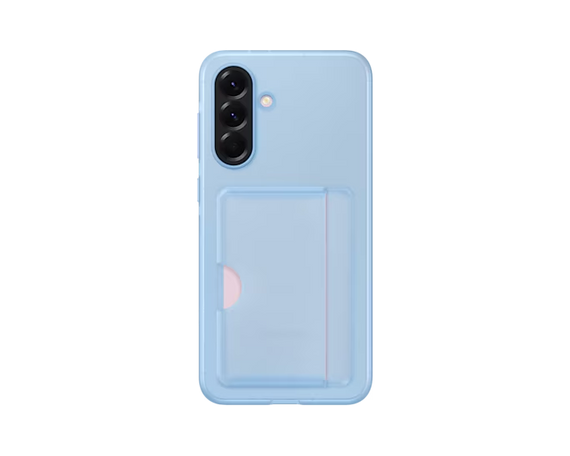 Coque avec porte-cartes pour Galaxy A56 - Bleu