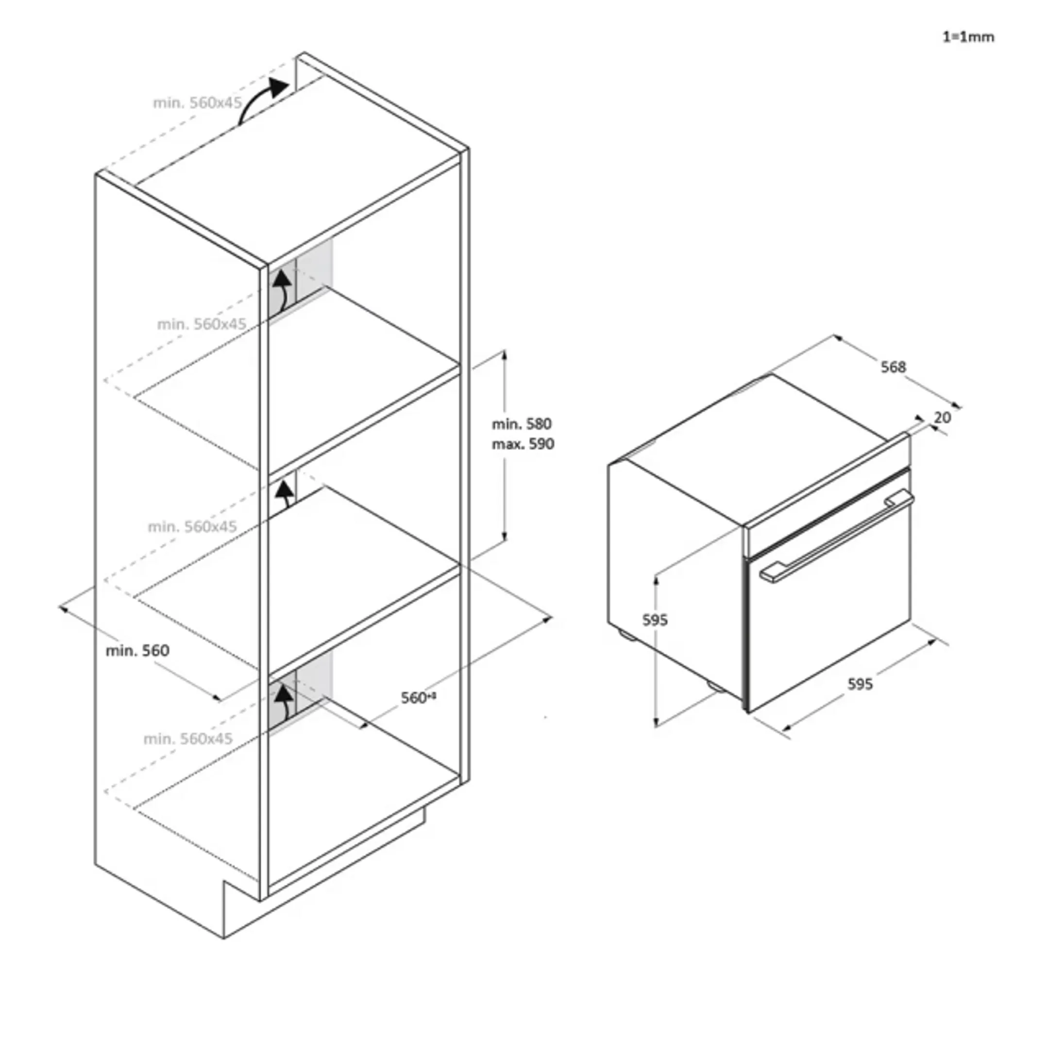 Haier Four à vapeur H6 ID48C5SYTB Bionic flexibility image