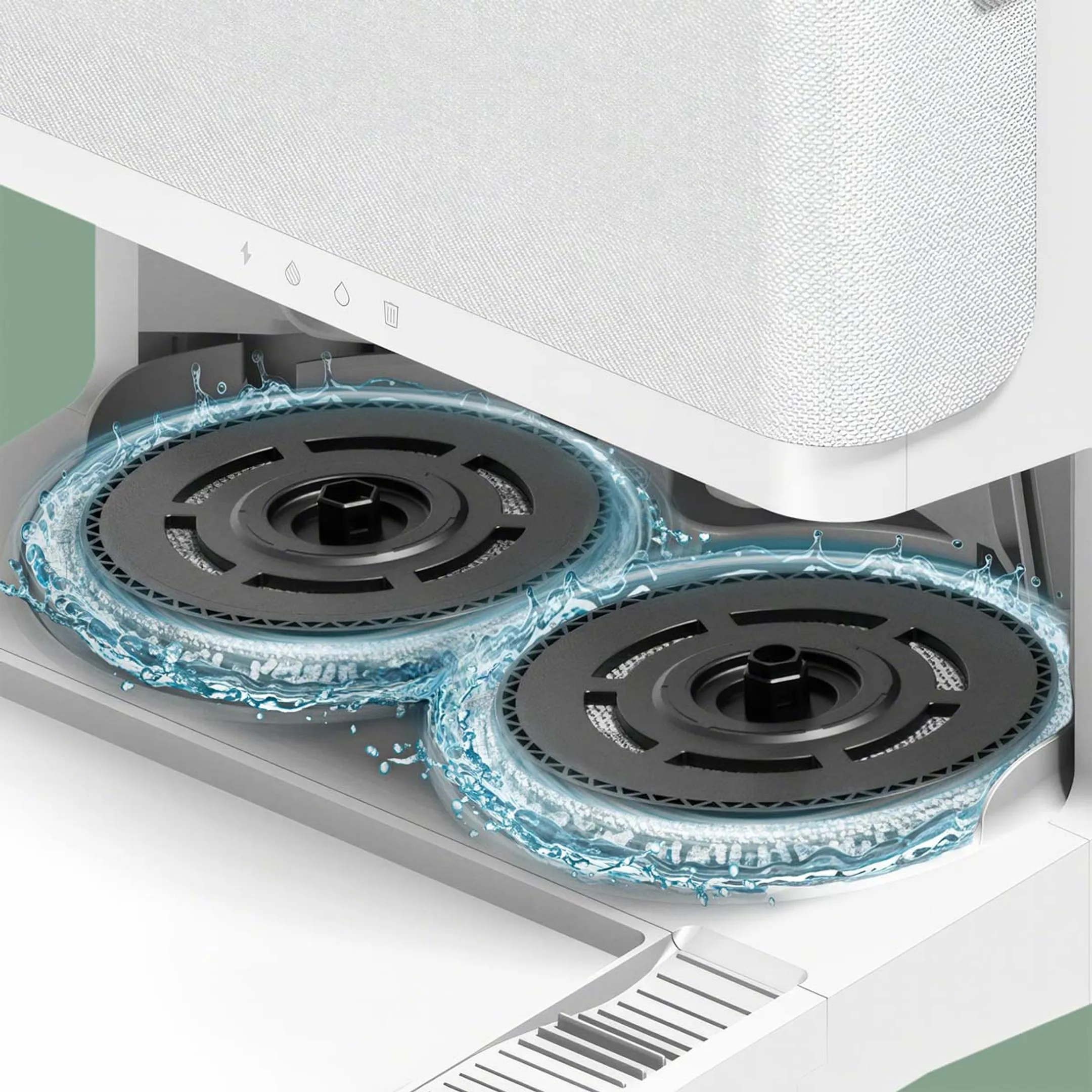 iRobot Robotstofzuiger 2in1 Combo 405 Wash White image