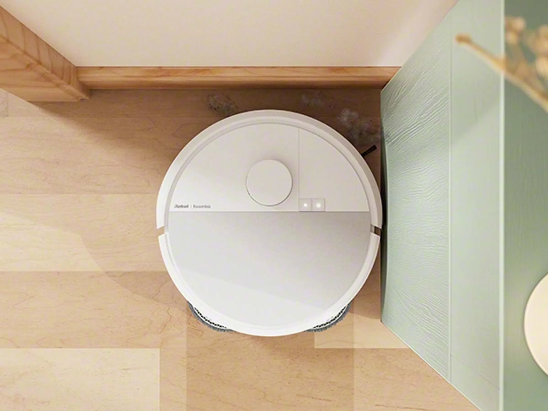 iRobot Robotstofzuiger 2in1 Combo 405 Wash White image